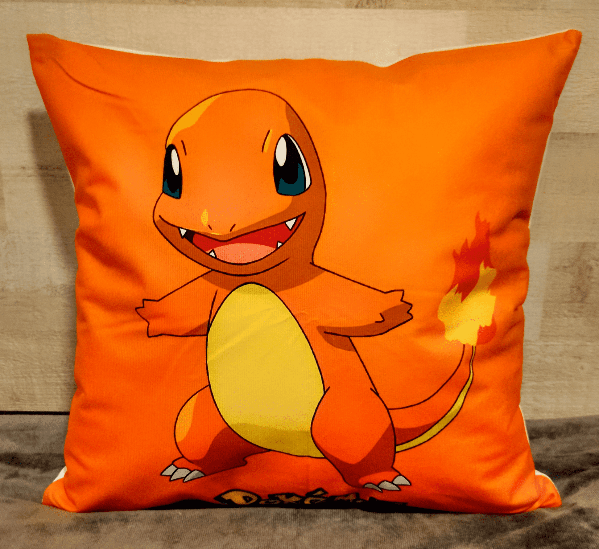 Cojín Felpa 45x45 cm Charmander Extra Suave -3