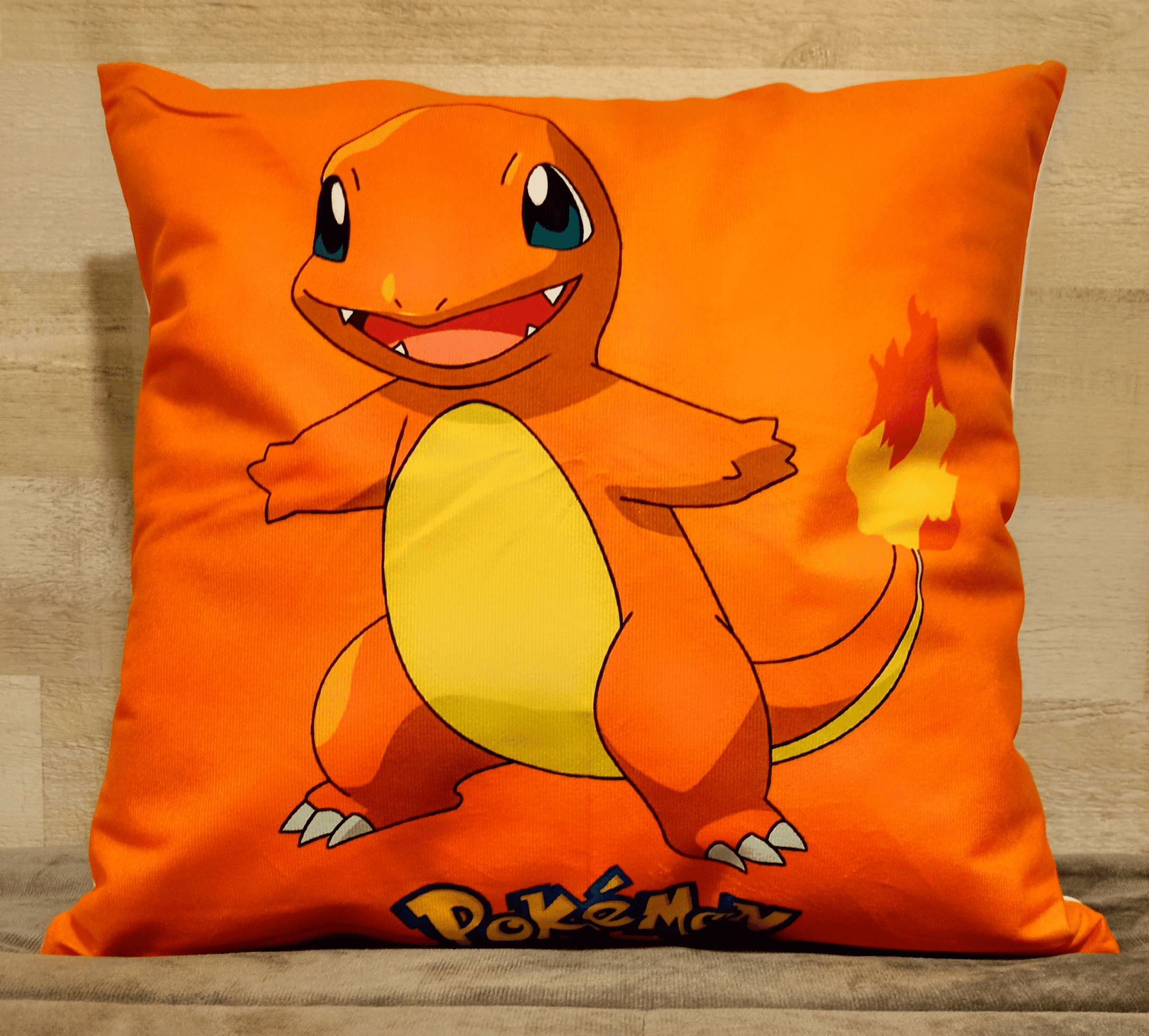 Cojín Felpa 45x45 cm Charmander Extra Suave -4