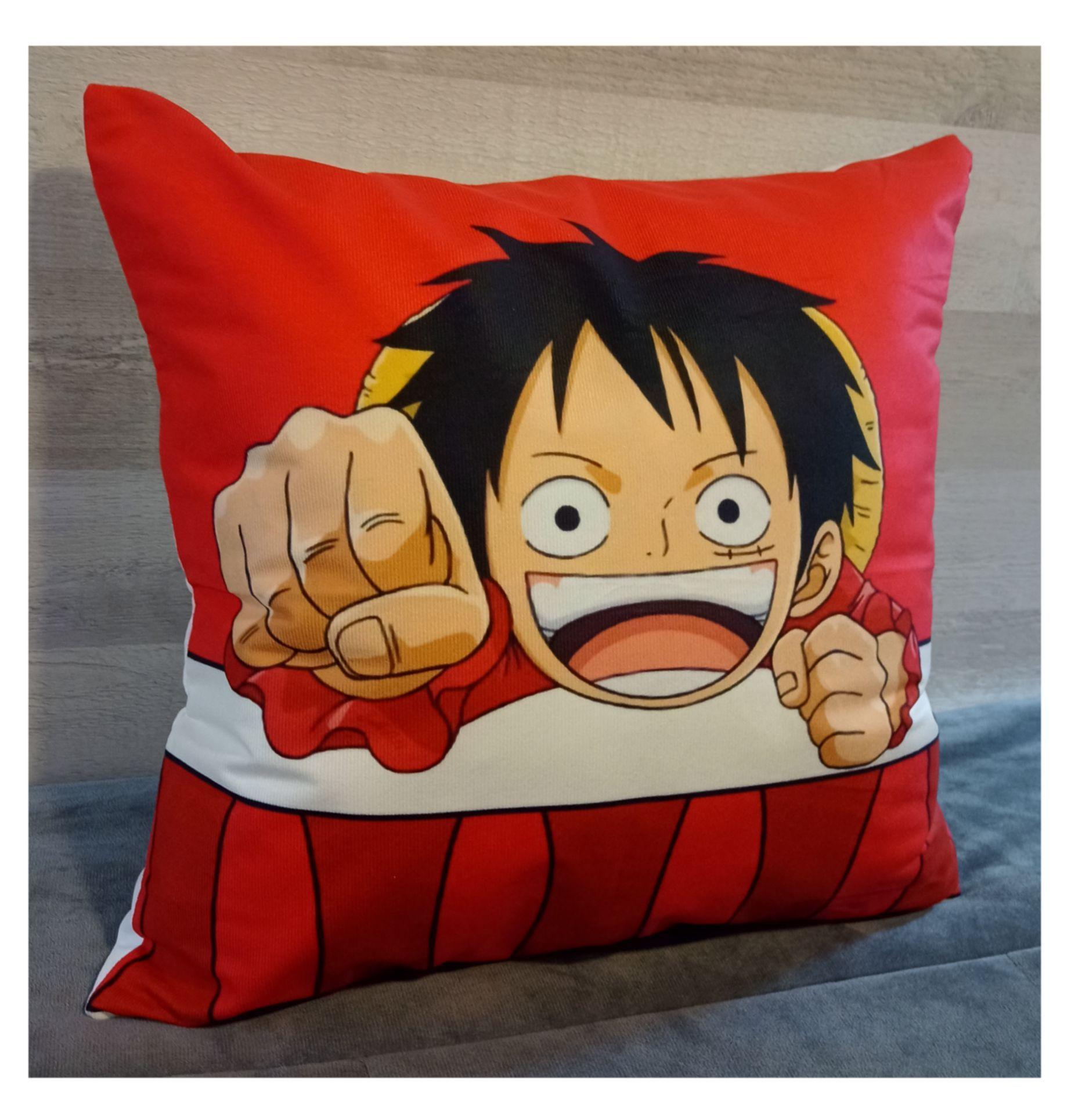 Cojín Felpa 45x45 cm De Mini Luffy Extra Suave -2