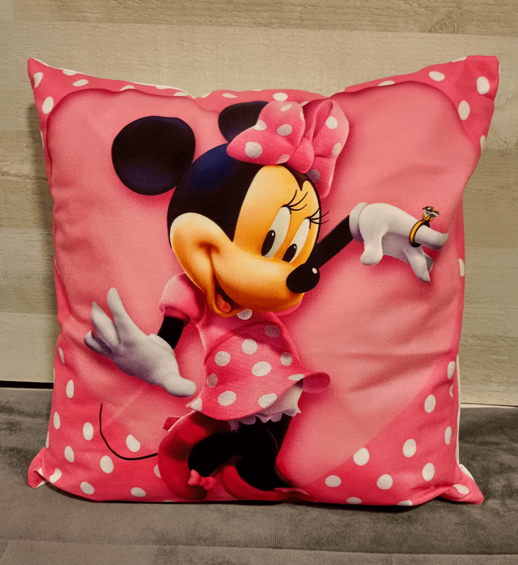 Cojín Felpa 45x45 cm De Minnie Extra Suave -3