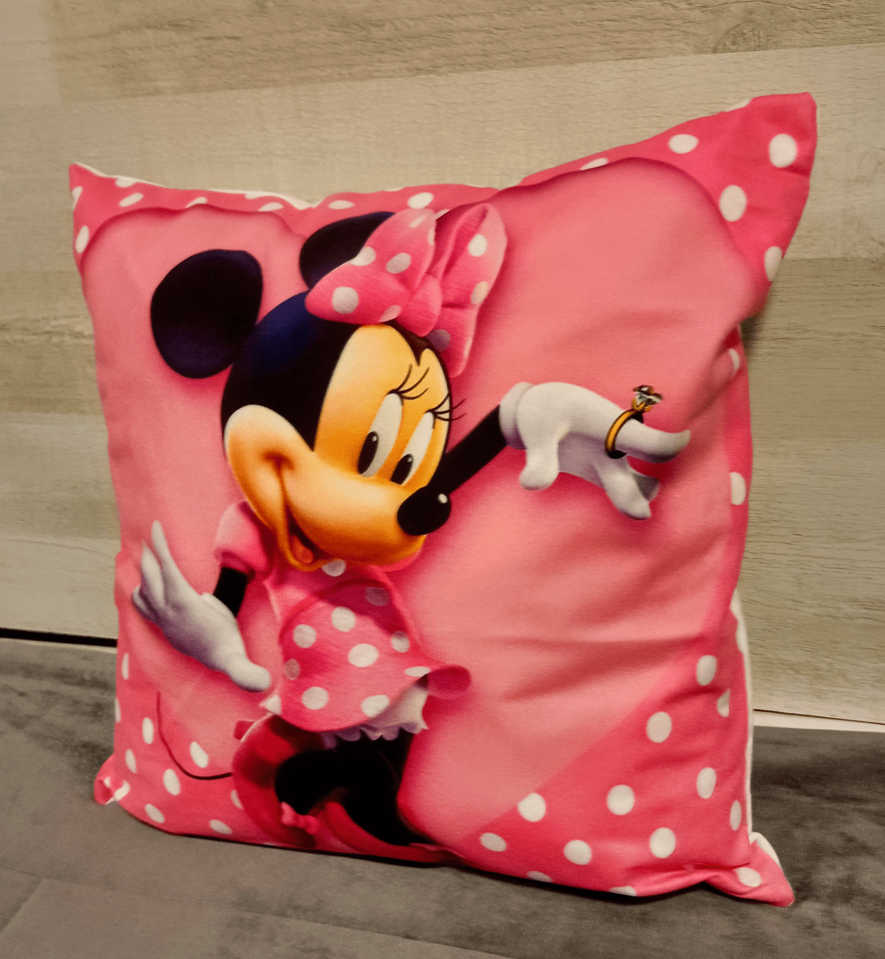 Cojín Felpa 45x45 cm De Minnie Extra Suave -2