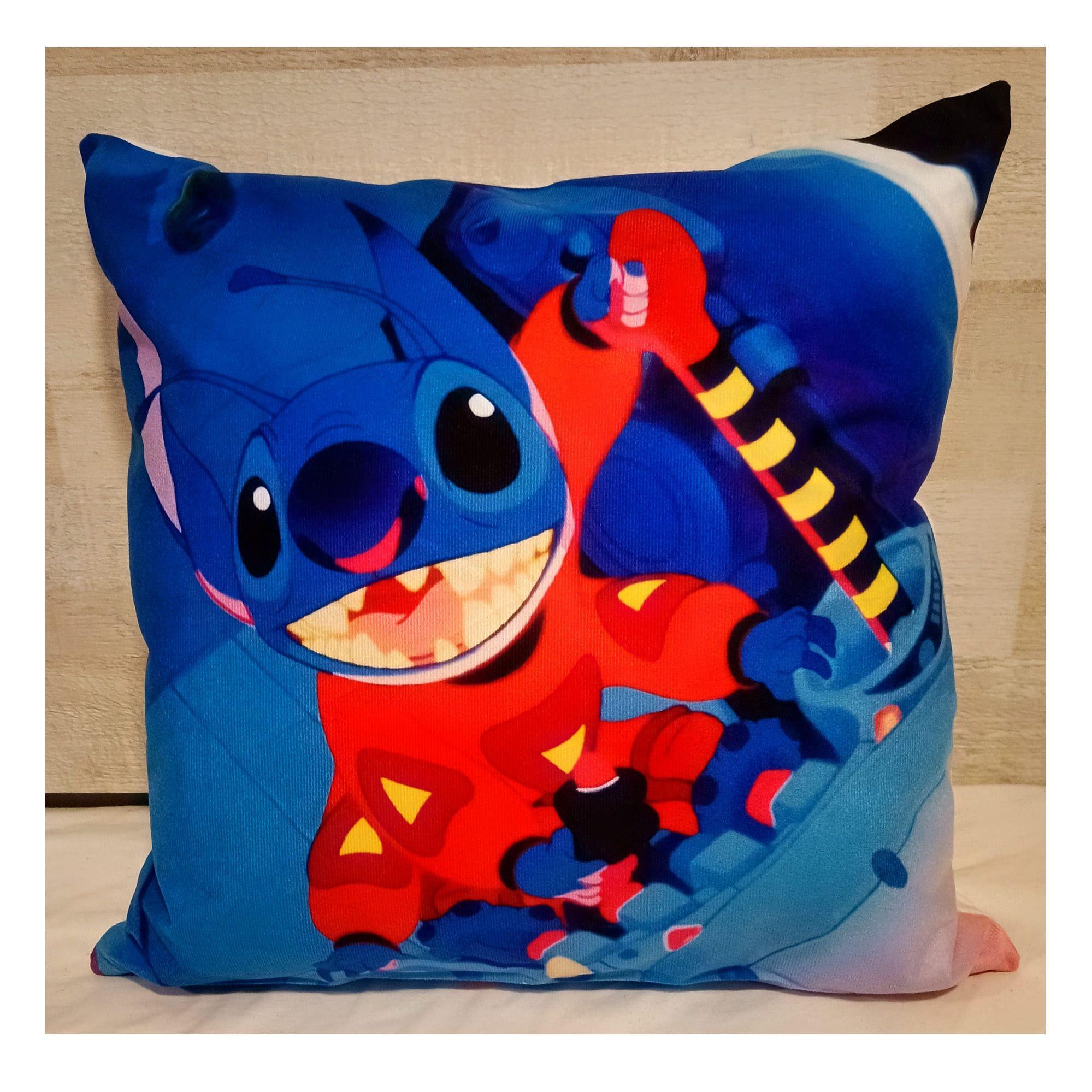 Cojín Felpa 45x45 cm De Nave De Stitch Extra Suave -2