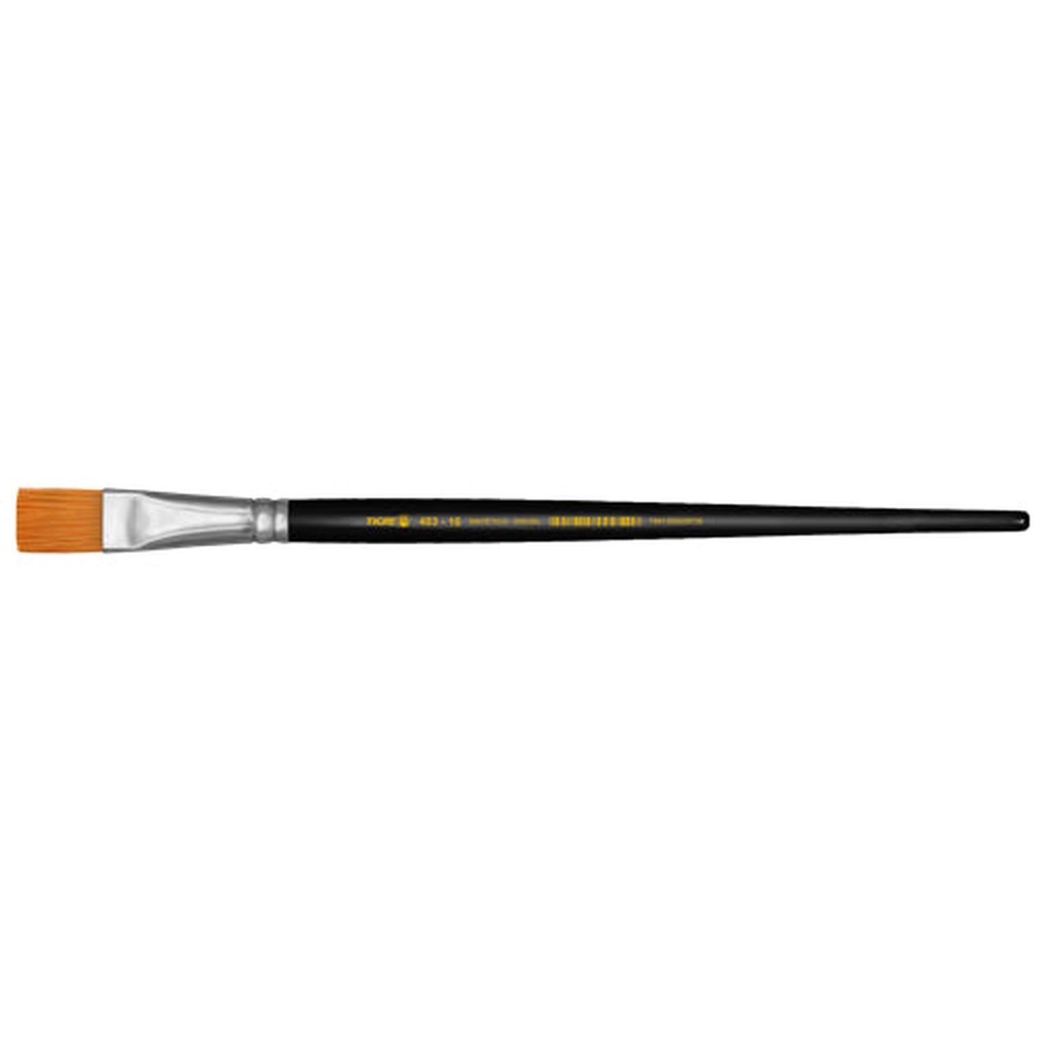 PINCEL SINTETICO DORADO SATINADO CHATO N° 0-5