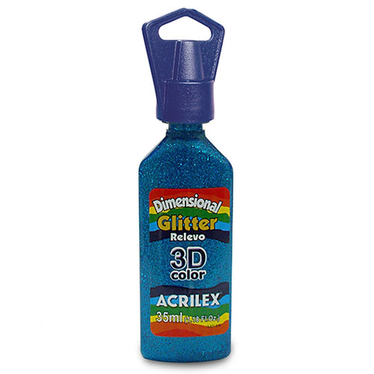 DIMENSIONAL GLITTER RELIEVE 3D 35 ML Dimensional 12212 Azul Turquesa 211-9