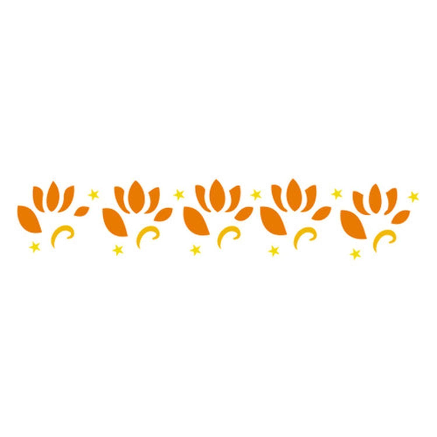 STENCIL TULIPANES 16X3CM-0