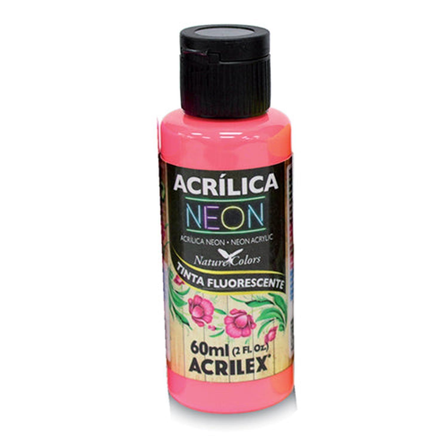 PINTURA ACRÍLICA NEON 60 ML Neon 3906 3960 Amarillo Limon 102-2