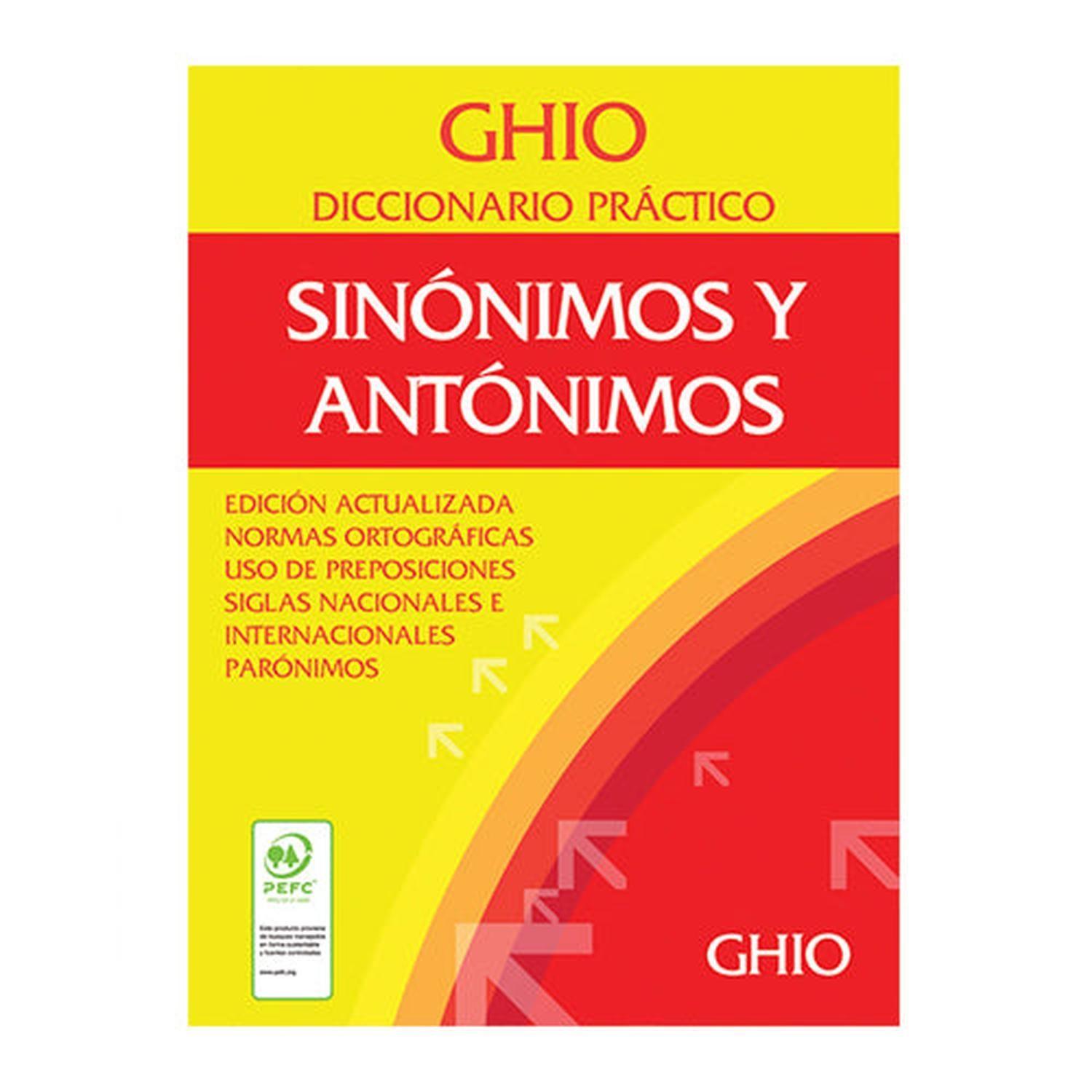 DICCIONARIO GHIO PRÁCTICO SINÓNIMO Y ANTÓNIMO-0