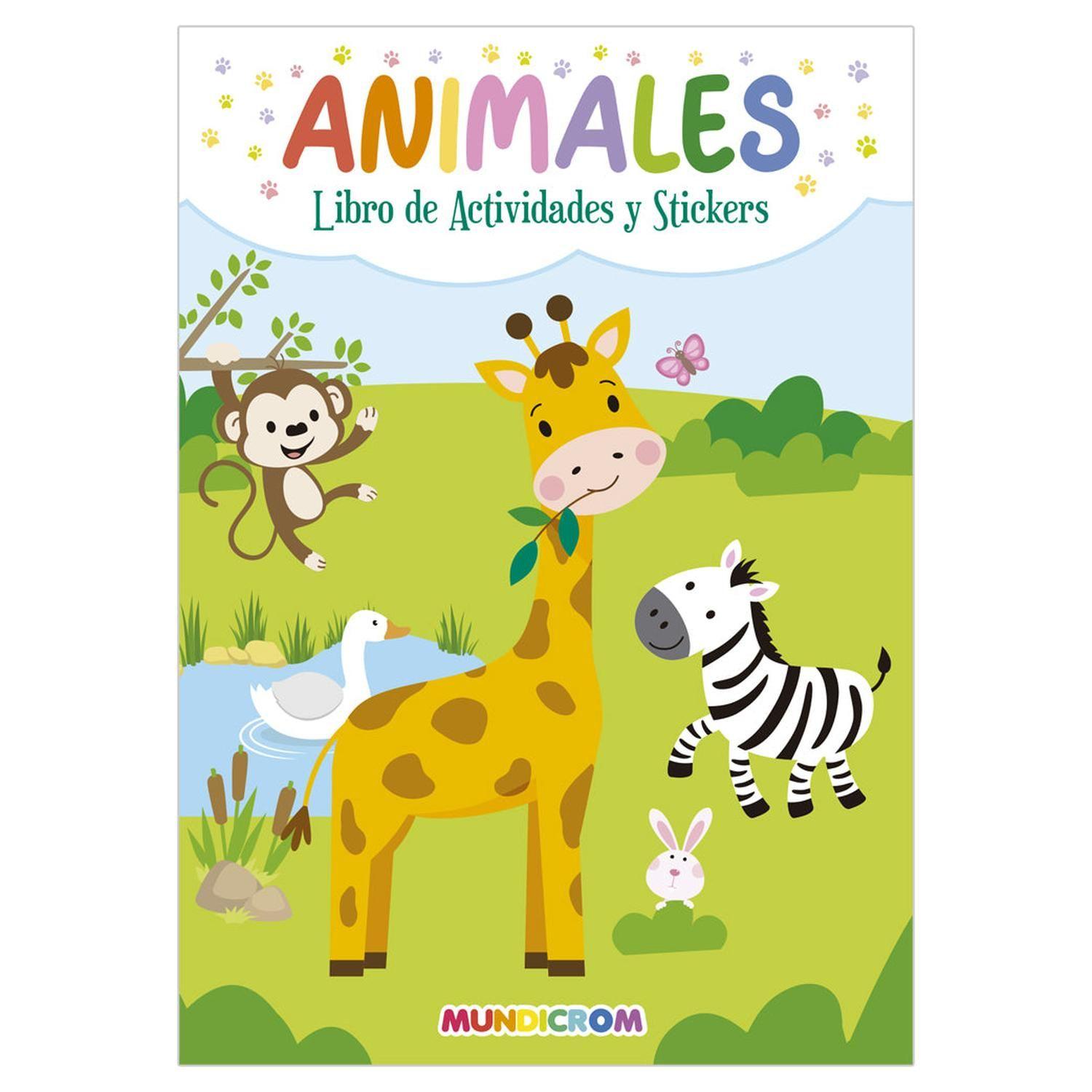 ANIMALES... ACTIVIDADES Y STICKERS-0