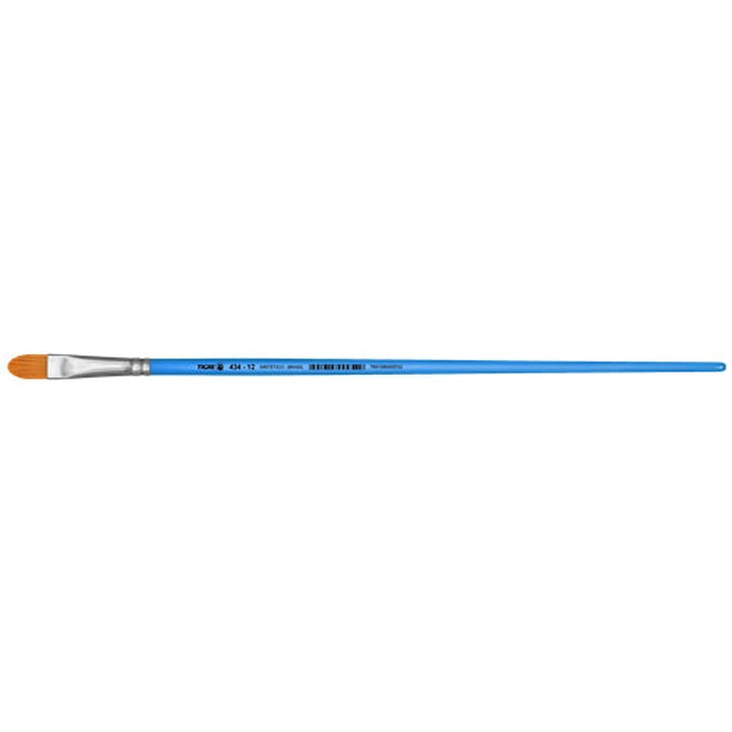 PINCEL SINTETICO DORADO BRILLANTE LENGUA DE GATO N° 2-3