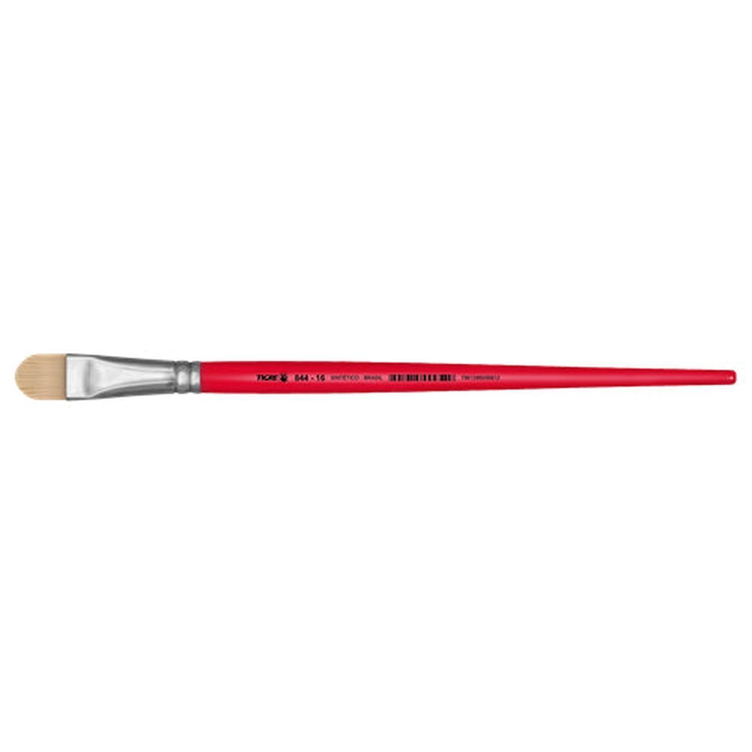 PINCEL CERDA SINTETICA BEIGE LENGUA DE GATO N° 2-6