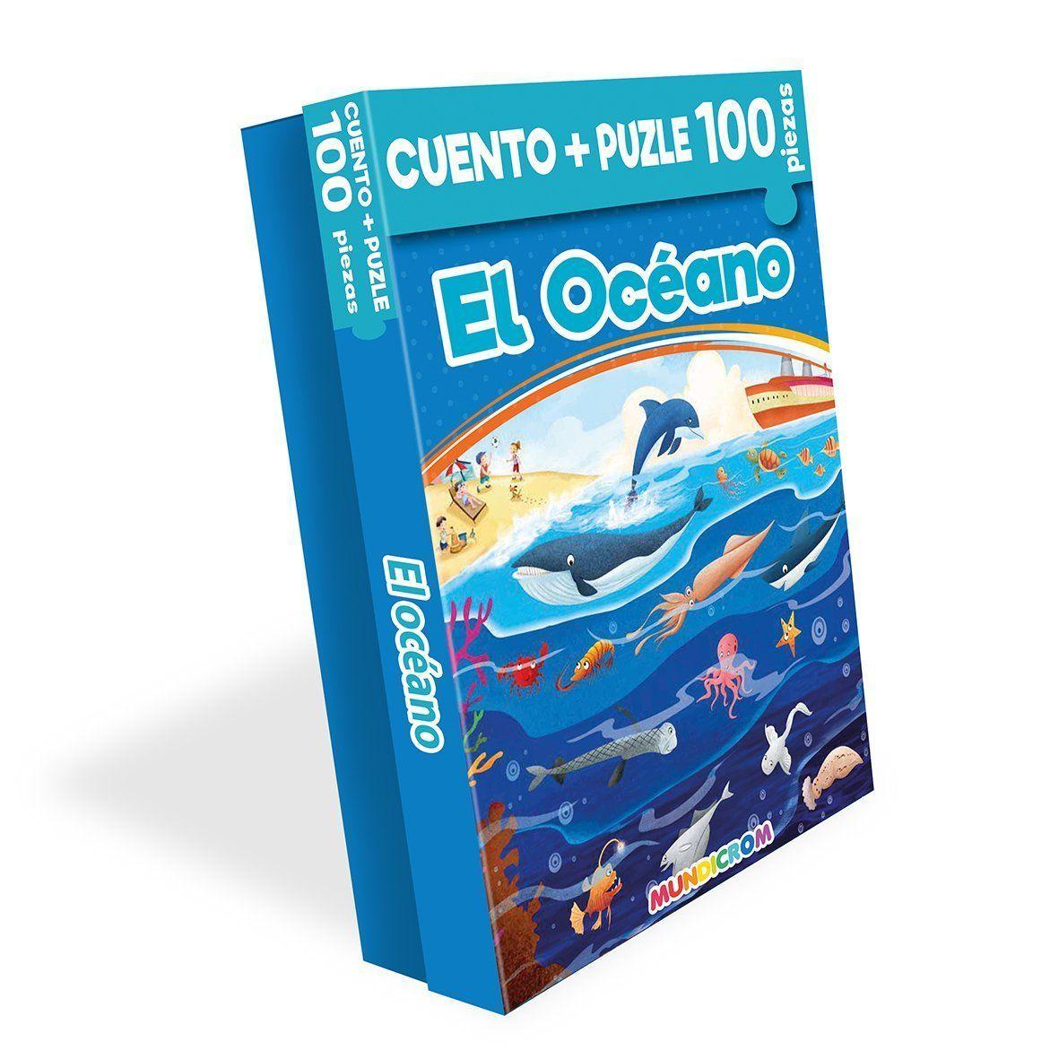 CUENTO + PUZLE EL OCÉANO (100 PIEZAS)-0