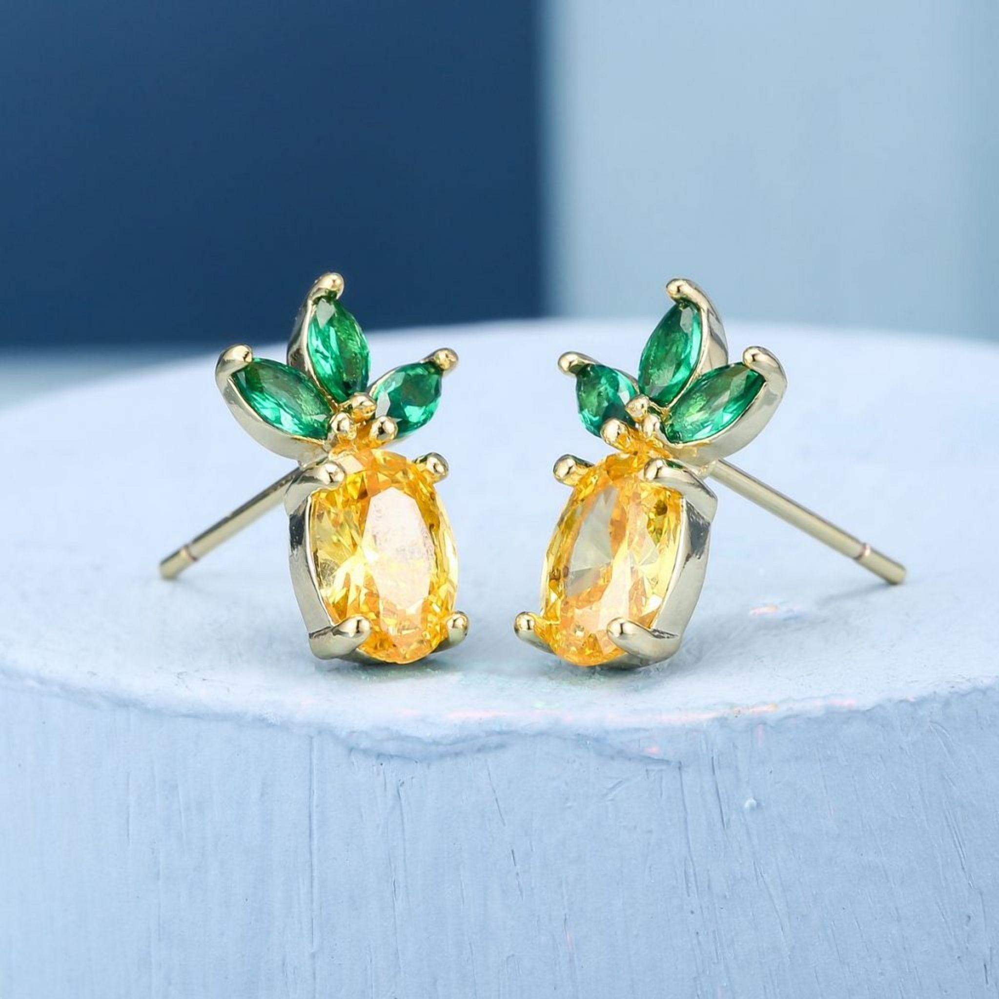 Aros Mini Fruta Piña-1