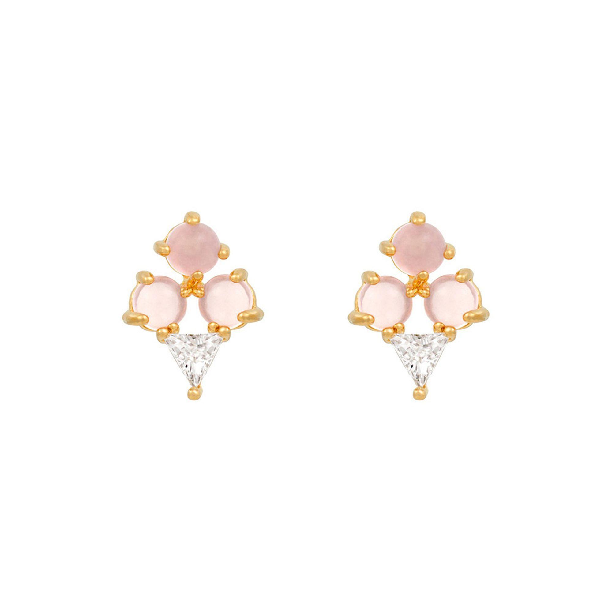 Aros Mini Cute Helado Rosa-0