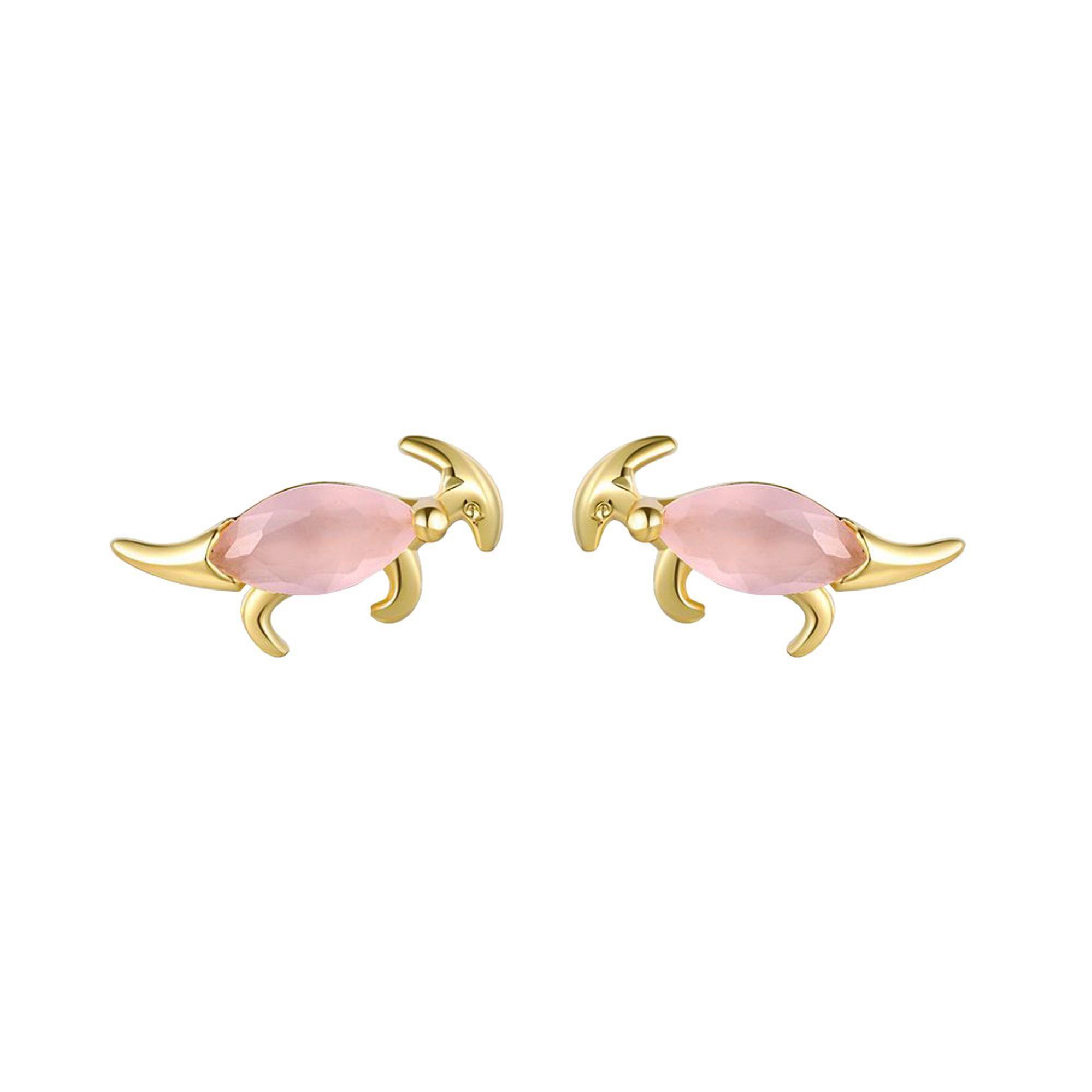 Aros Mini Dino Parasaurolophus Rosa-0