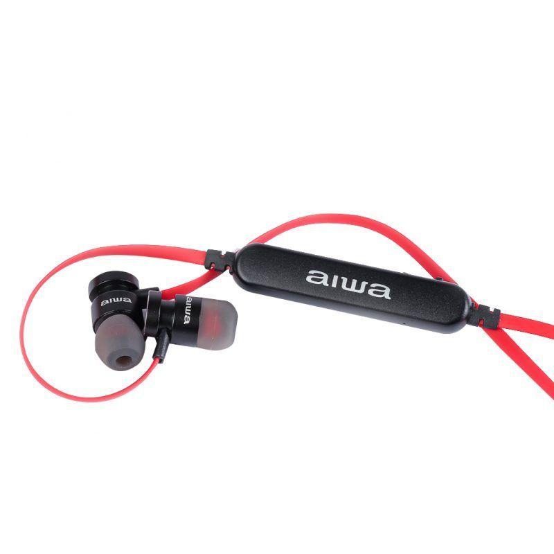 AUDIFONOS BLUETOOTH AIWA SPORTS AW-660 BT NEGRO/ROJO-2
