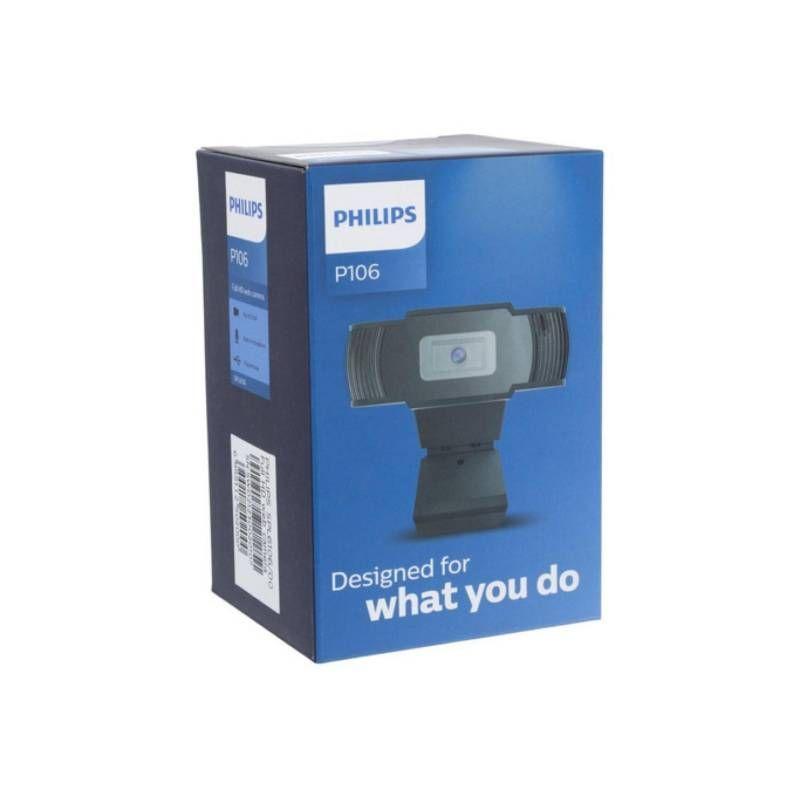 CÁMARA WEB PHILIPS HD 720P SPL6106 NEGRO-3