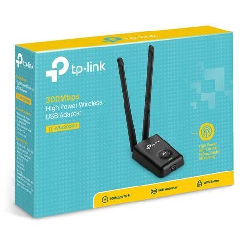 ADAPTADOR WIFI USB N300 ANTENAS DESMONTABLES TL WN8200ND-3