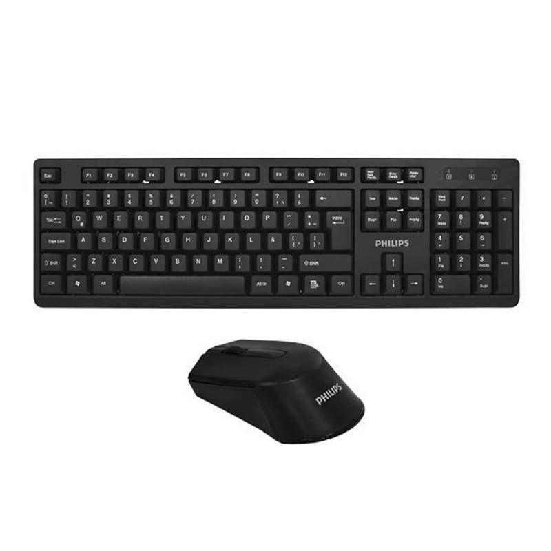 KIT TECLADO Y MOUSE INALÁMBRICO PHILIPS C354 SPT6354 ESPAÑOL -2