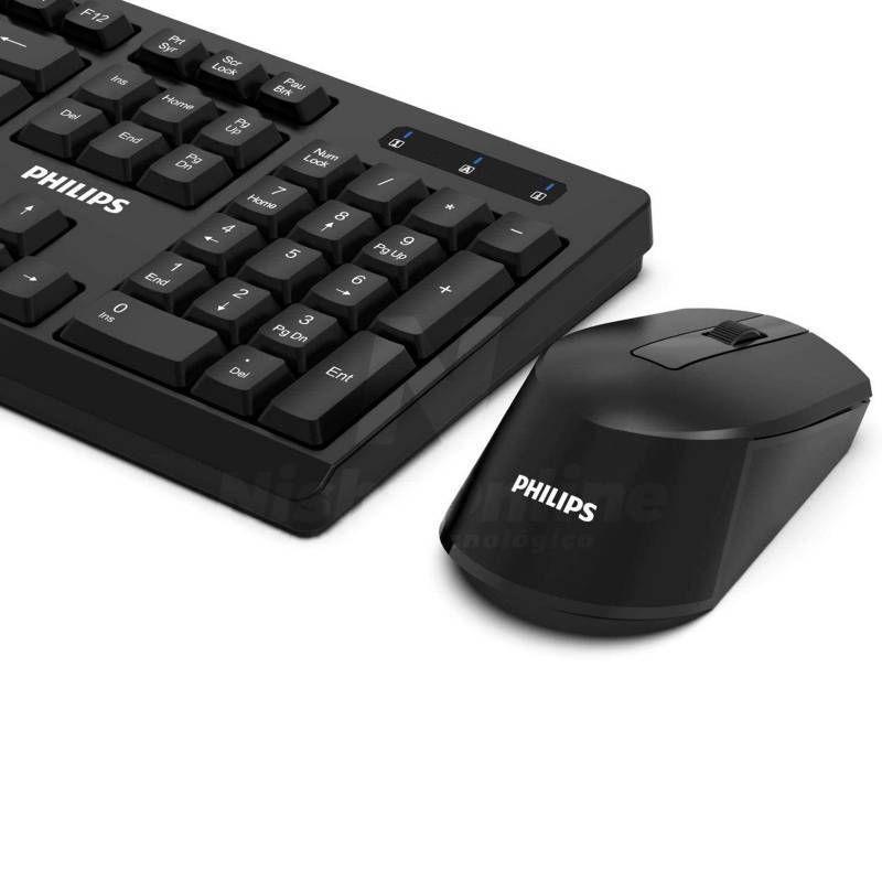 KIT TECLADO Y MOUSE INALÁMBRICO PHILIPS C354 SPT6354 ESPAÑOL -4