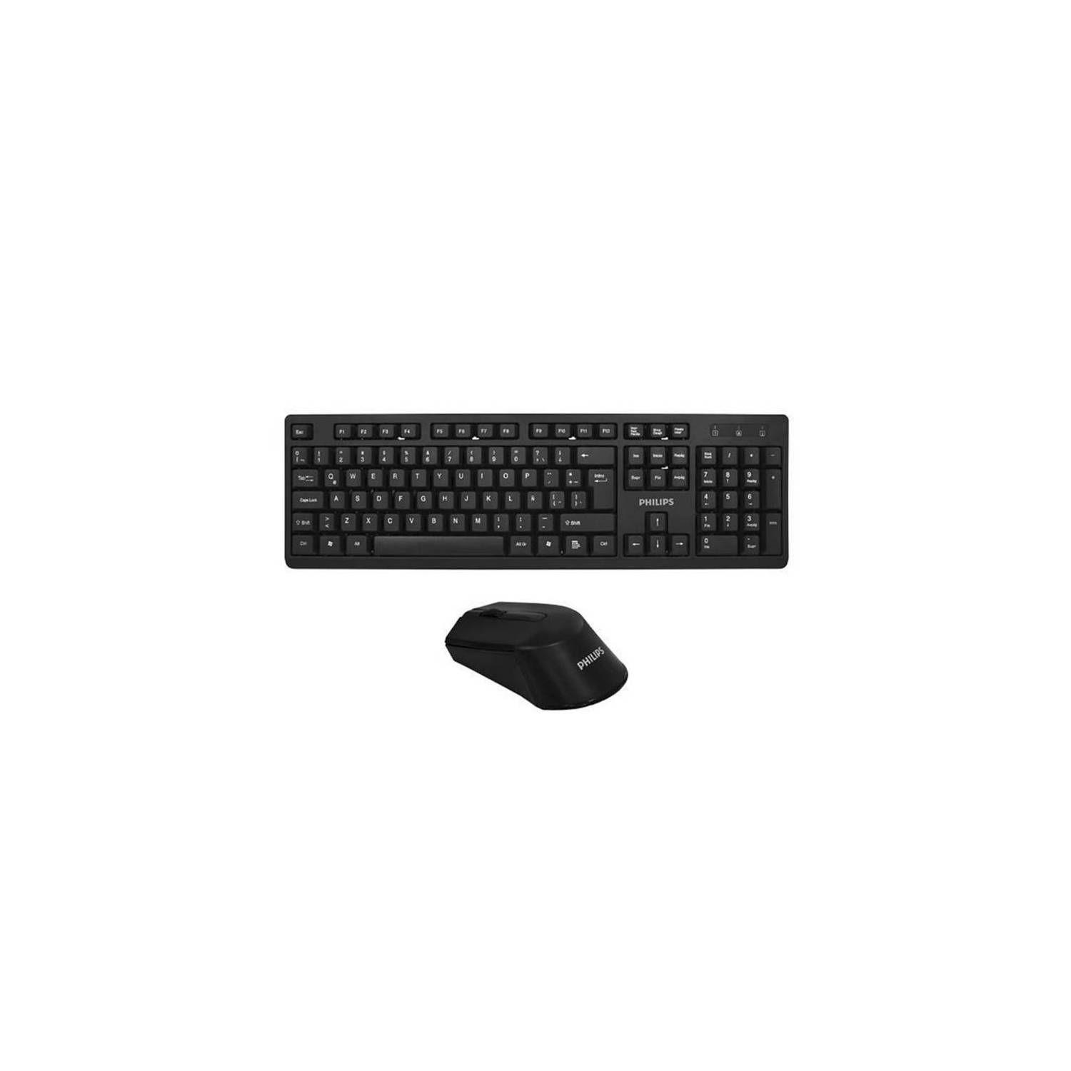 KIT TECLADO Y MOUSE INALÁMBRICO PHILIPS C354 SPT6354 ESPAÑOL -3