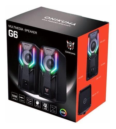 Parlantes Gamer Onikuma G6 Rgb Pc | Notebook-2