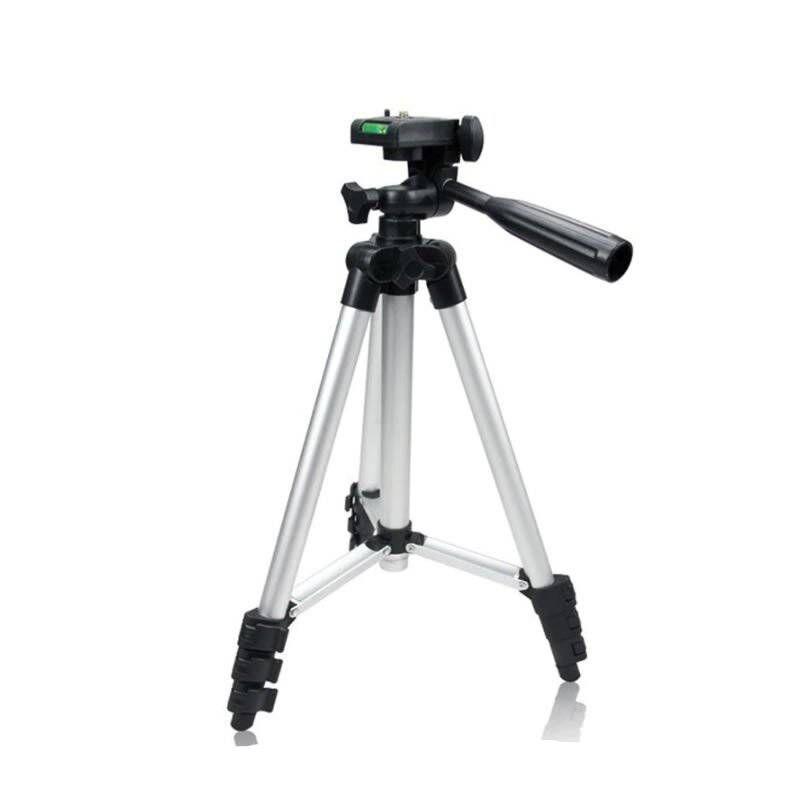 Trípode Para Celular Cámara Fotográfica Aluminio Extensible Negro-0