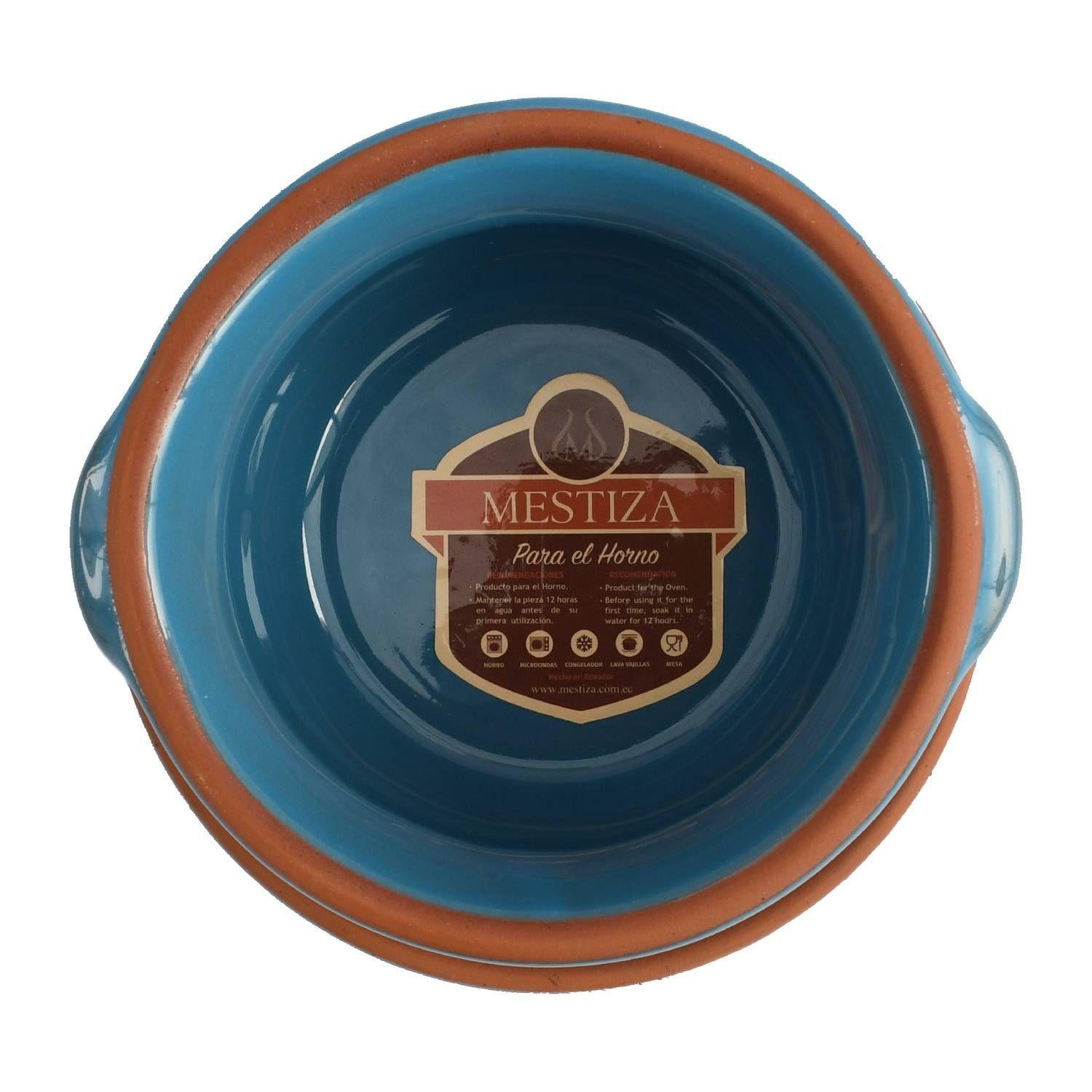 Set de Cacerolas Mestiza Azul Miel-3