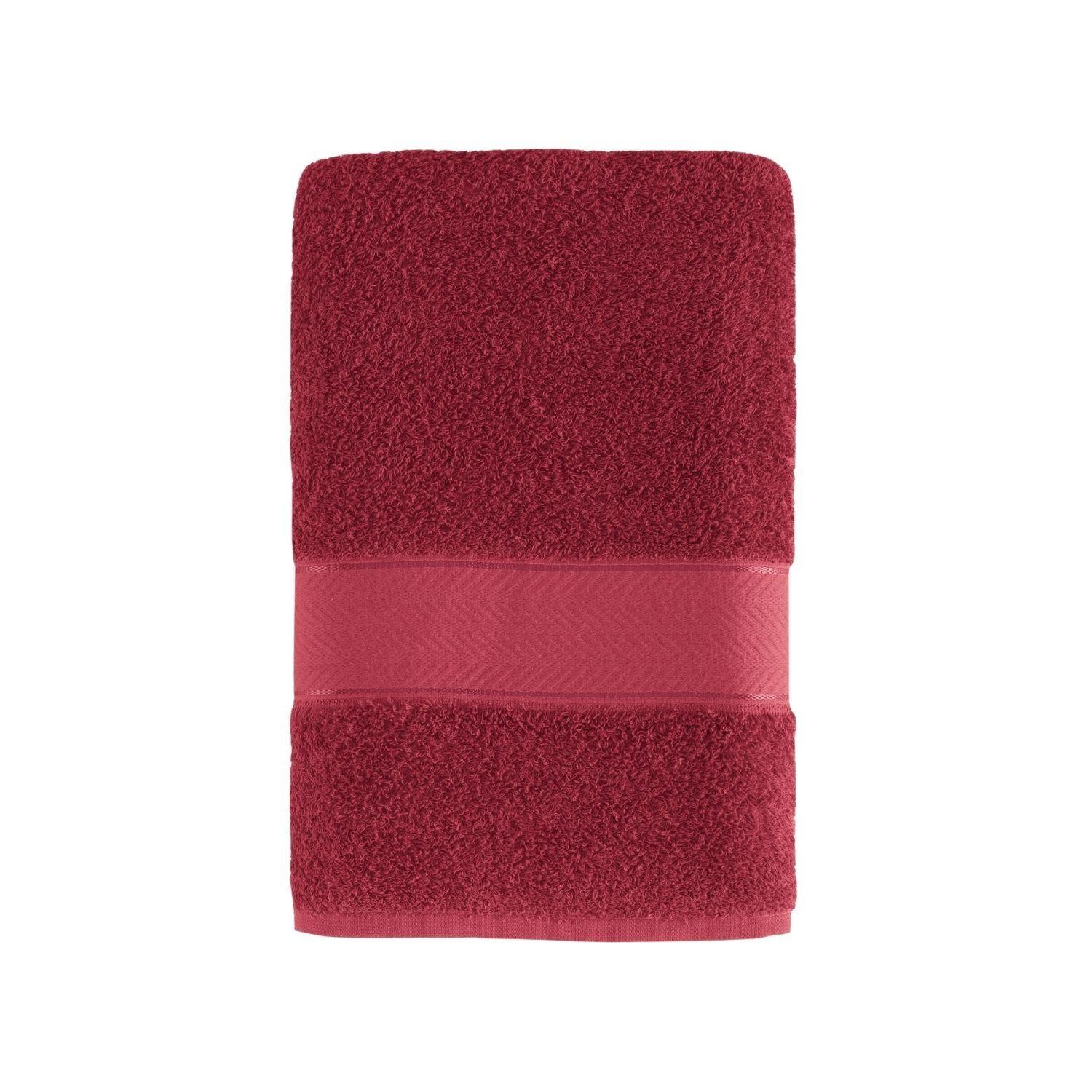 Toalla Sabana de Baño Comfort Rosa 450g/m² - 100% Algodón - Teka-0