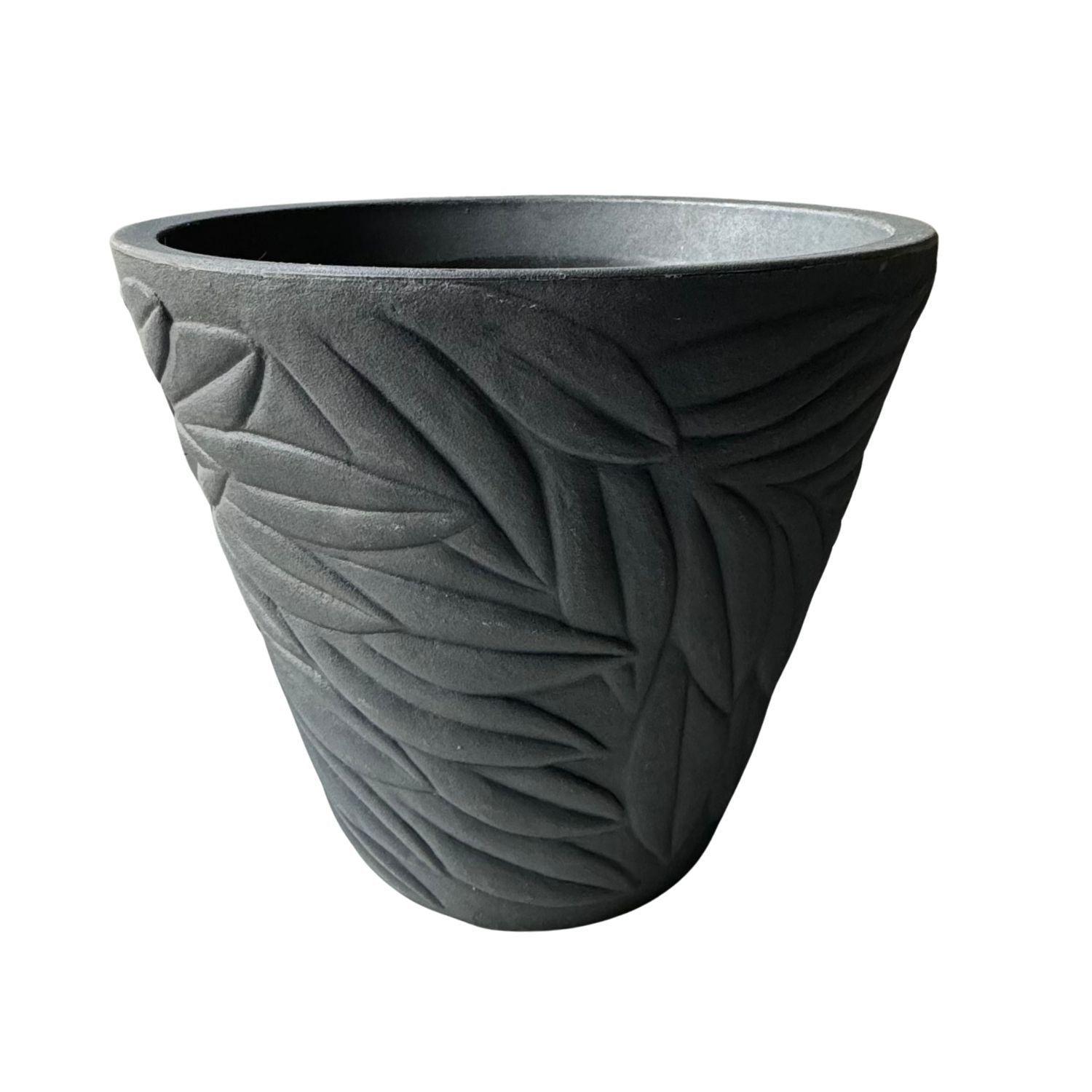Macetero Grande Circca 36 Grafito-0