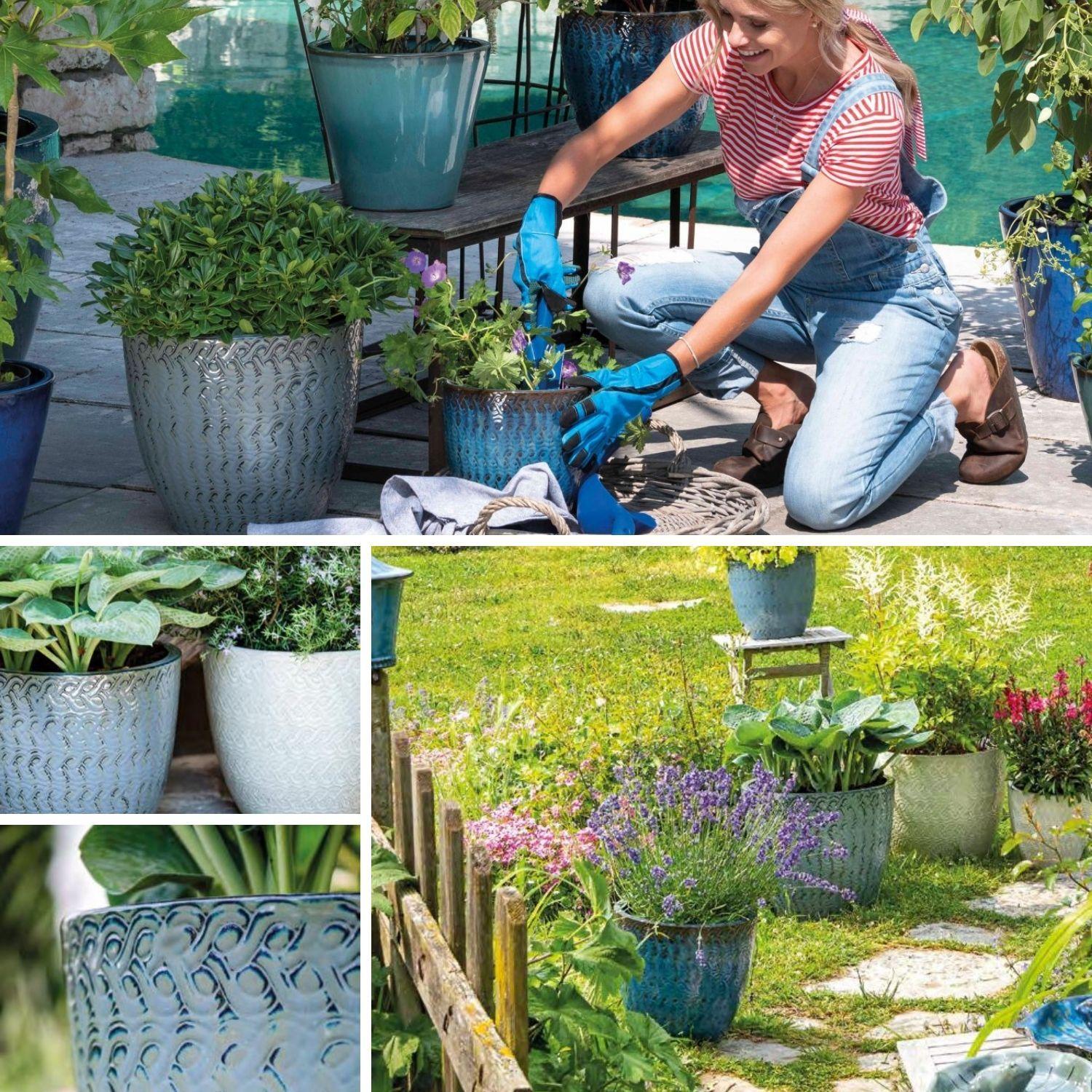 Maceta Woolly 36cm Azul Pacifico Deroma-3