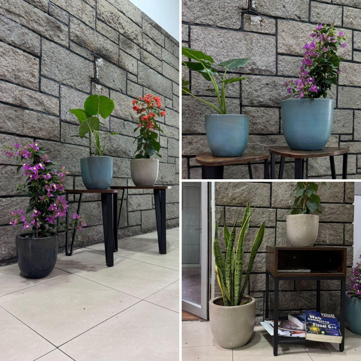 Maceta Cyclades 28 Azul Escanio-3