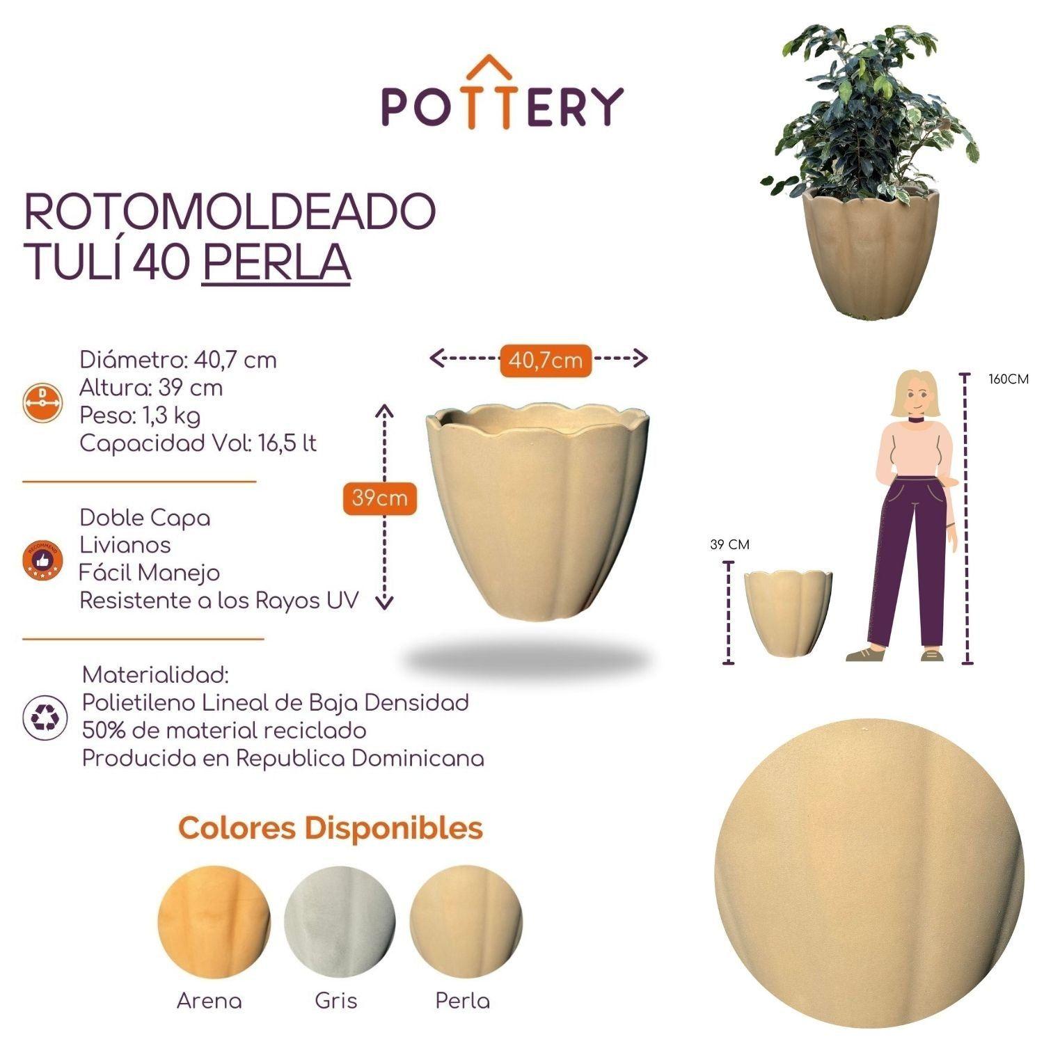 Macetero Grande Tulí 40 Perla-2