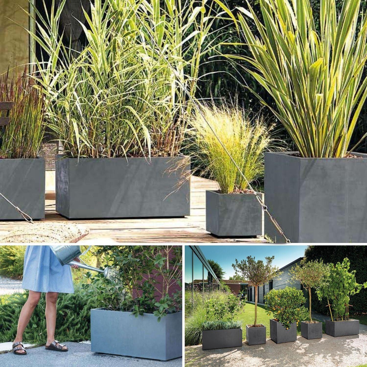JARDINERA DEROMA 80X40cm CEMENTO-2