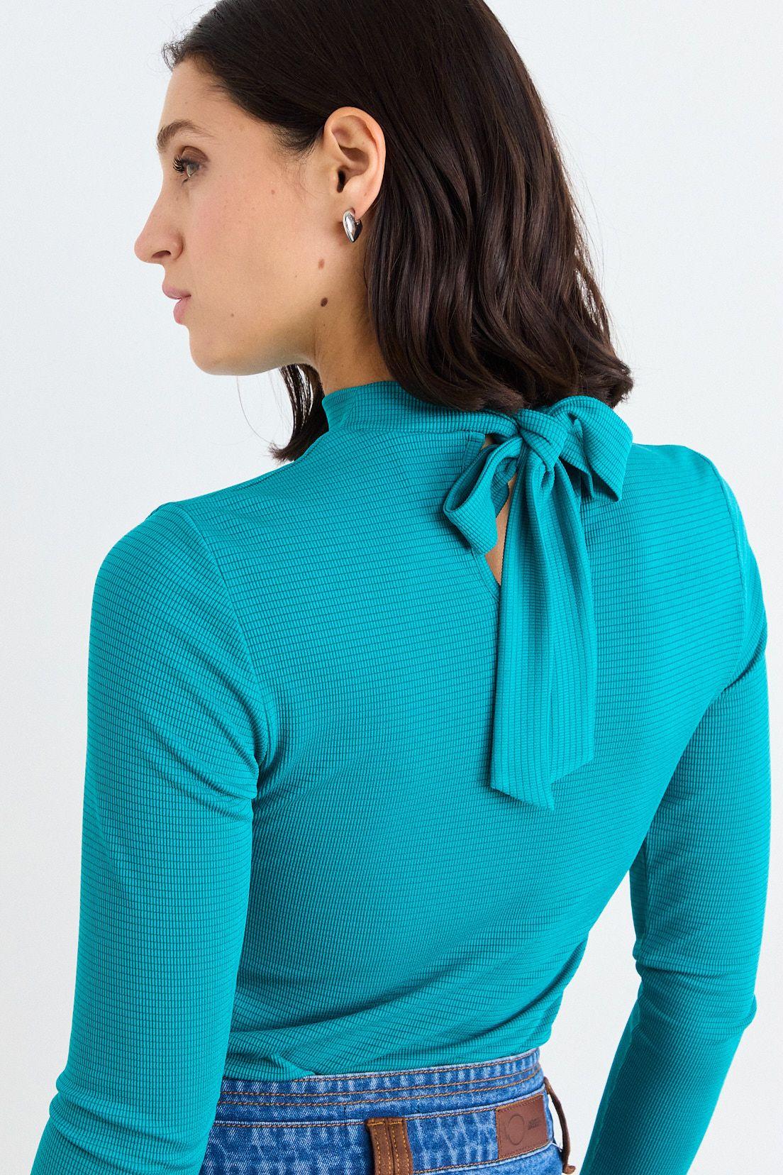 Polera Lisa Turquesa iO 14220126007107-1