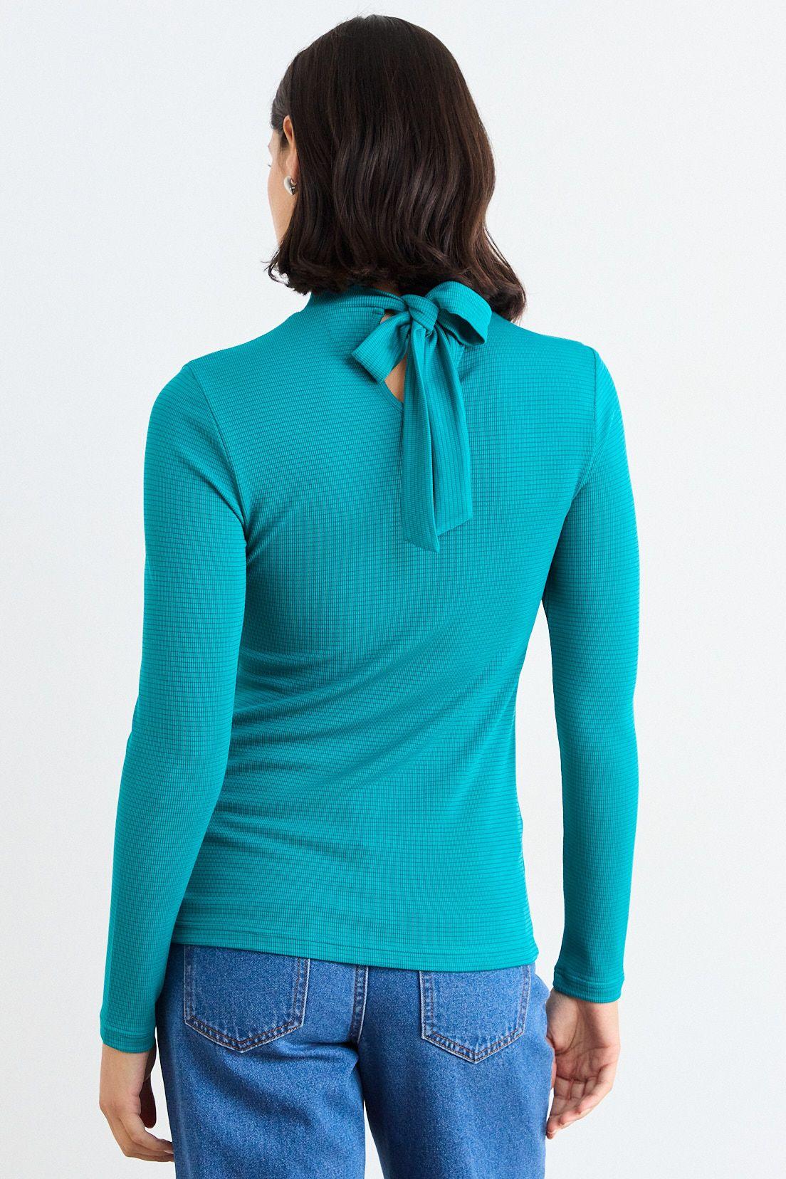 Polera Lisa Turquesa iO 14220126007107-2