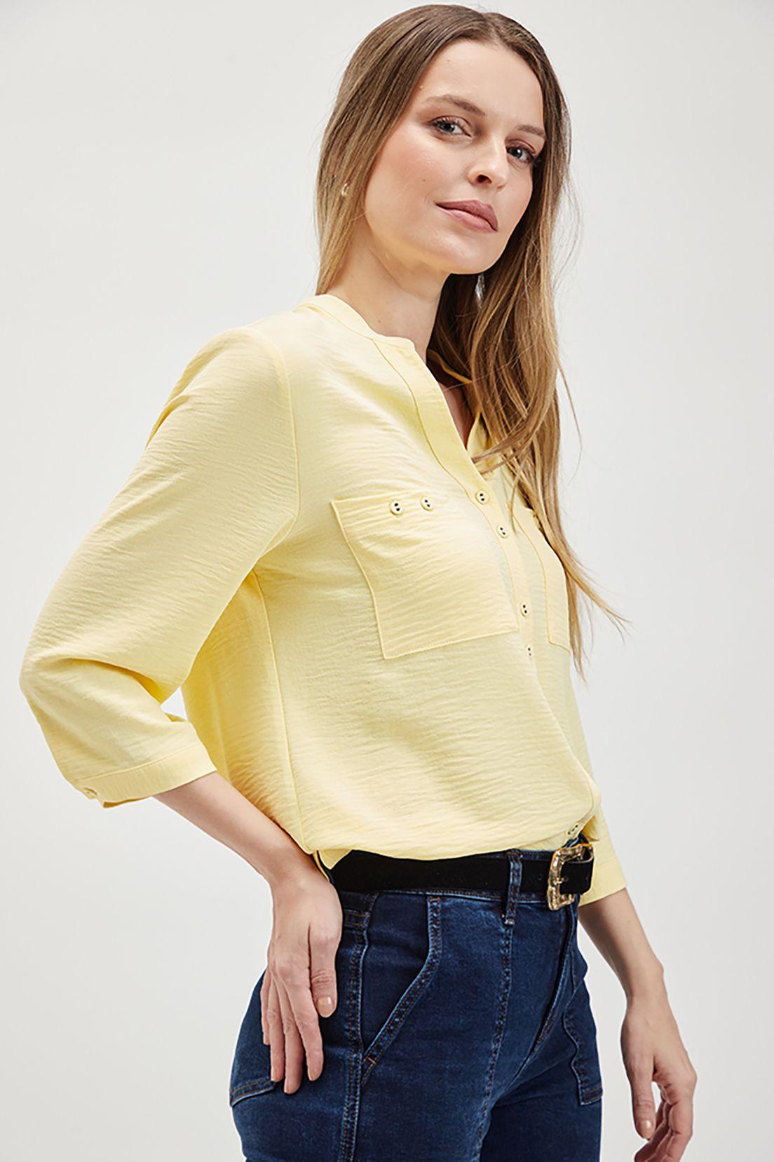 Blusa Lisa Cuello Mao amarillo Ash 14007224053108-3