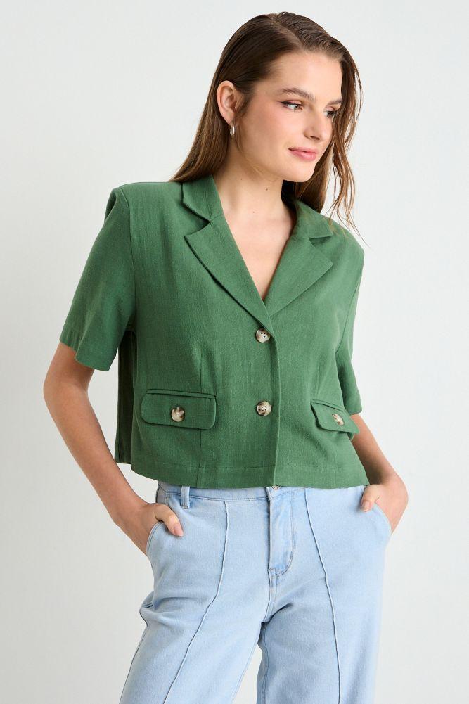 Blusa Lisa Verde Oliva iO 14004225081107-0