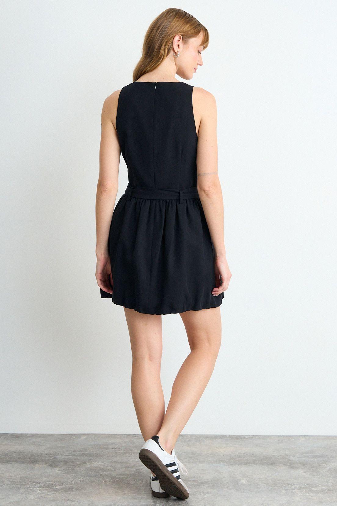 Vestido Liso Negro iO 13020126001102-3