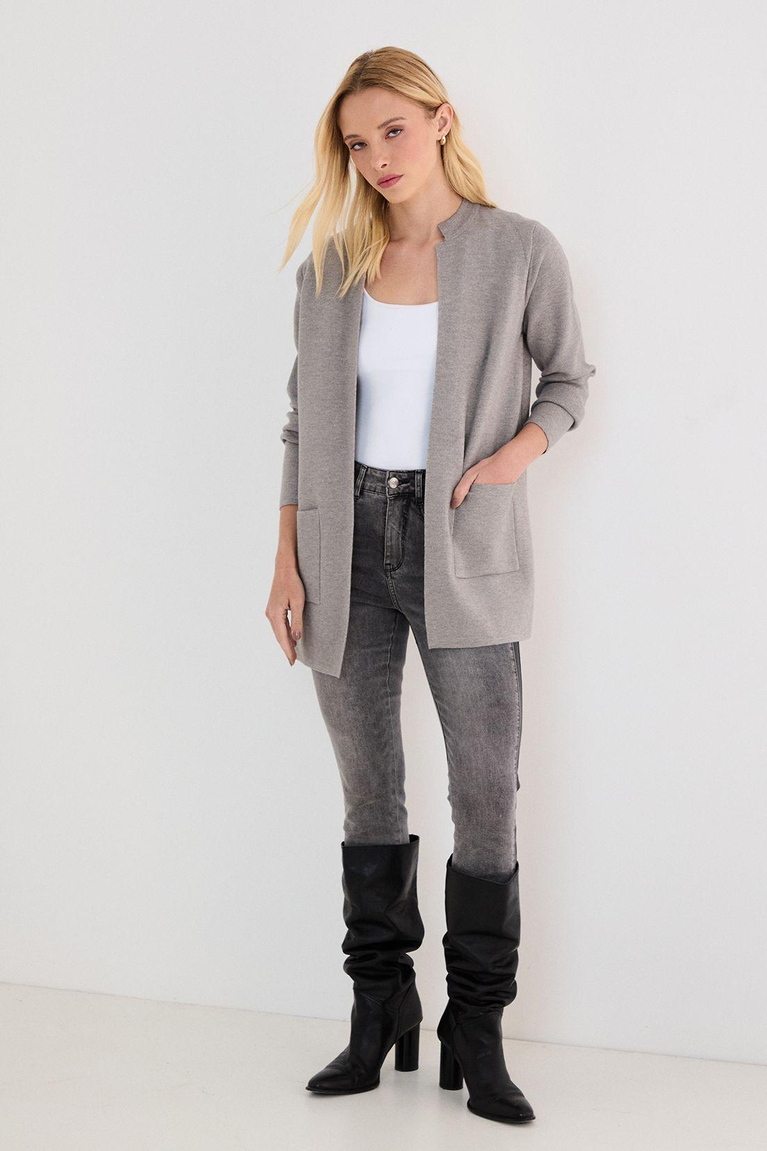Chaleco Liso Gris 18007125002113-0