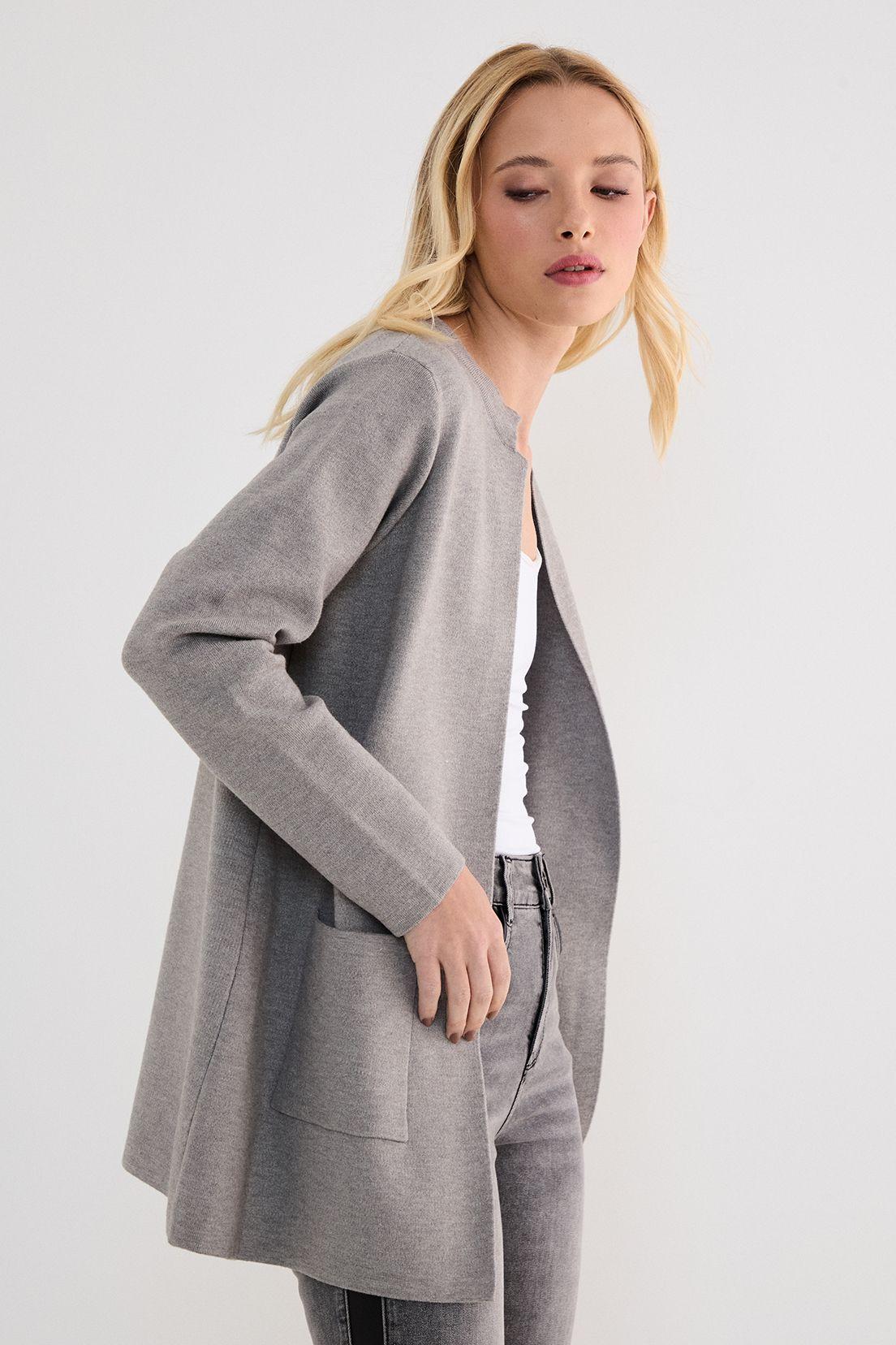 Chaleco Liso Gris 18007125002113-2