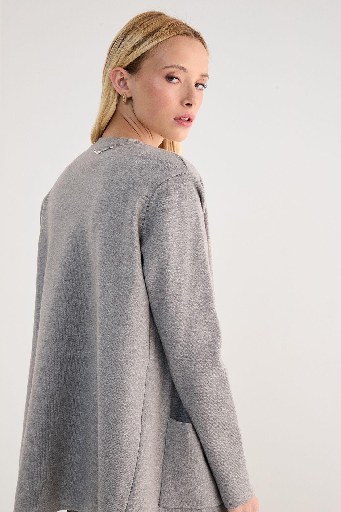 Chaleco Liso Gris 18007125002113-3