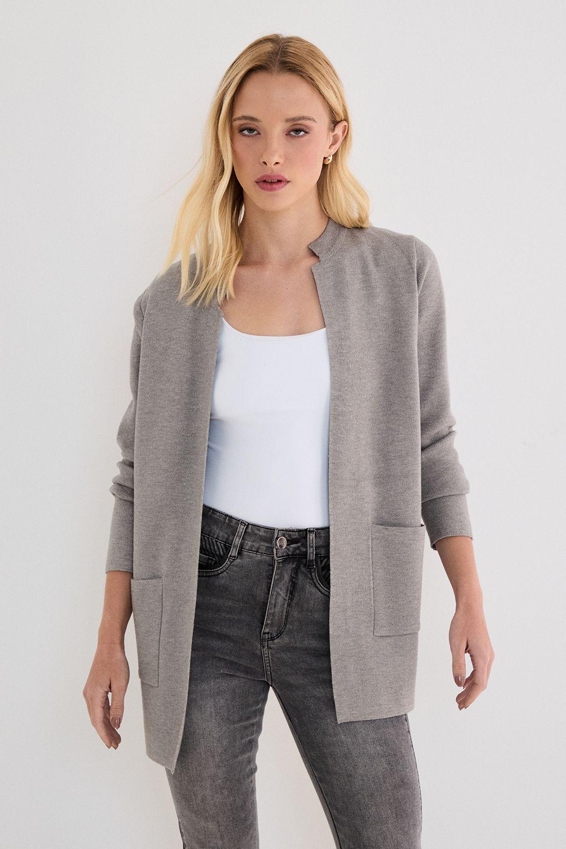 Chaleco Liso Gris 18007125002113-4