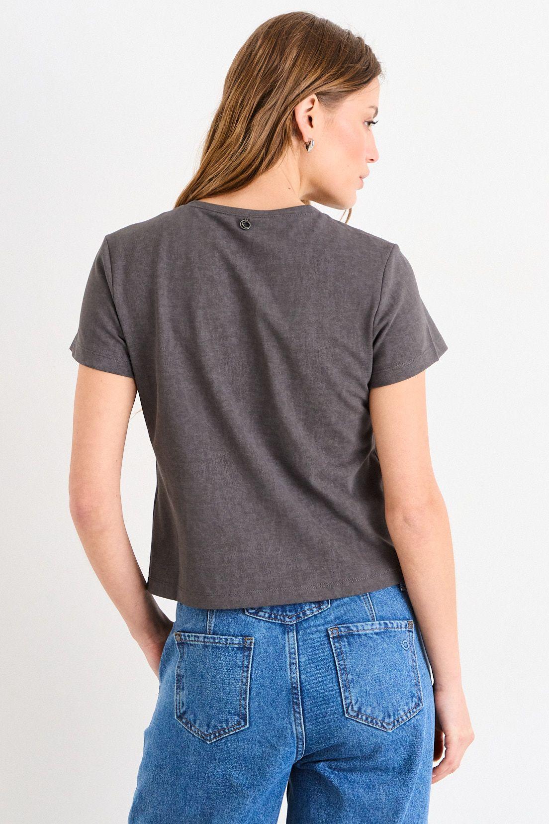 Polera Manga Corta Gris iO 14220226058163-2