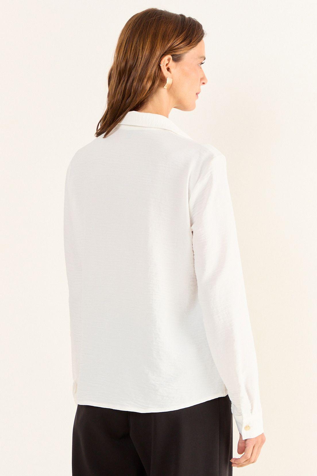 Blusa Lisa Crudo Ma Griffe 14002126064105-2