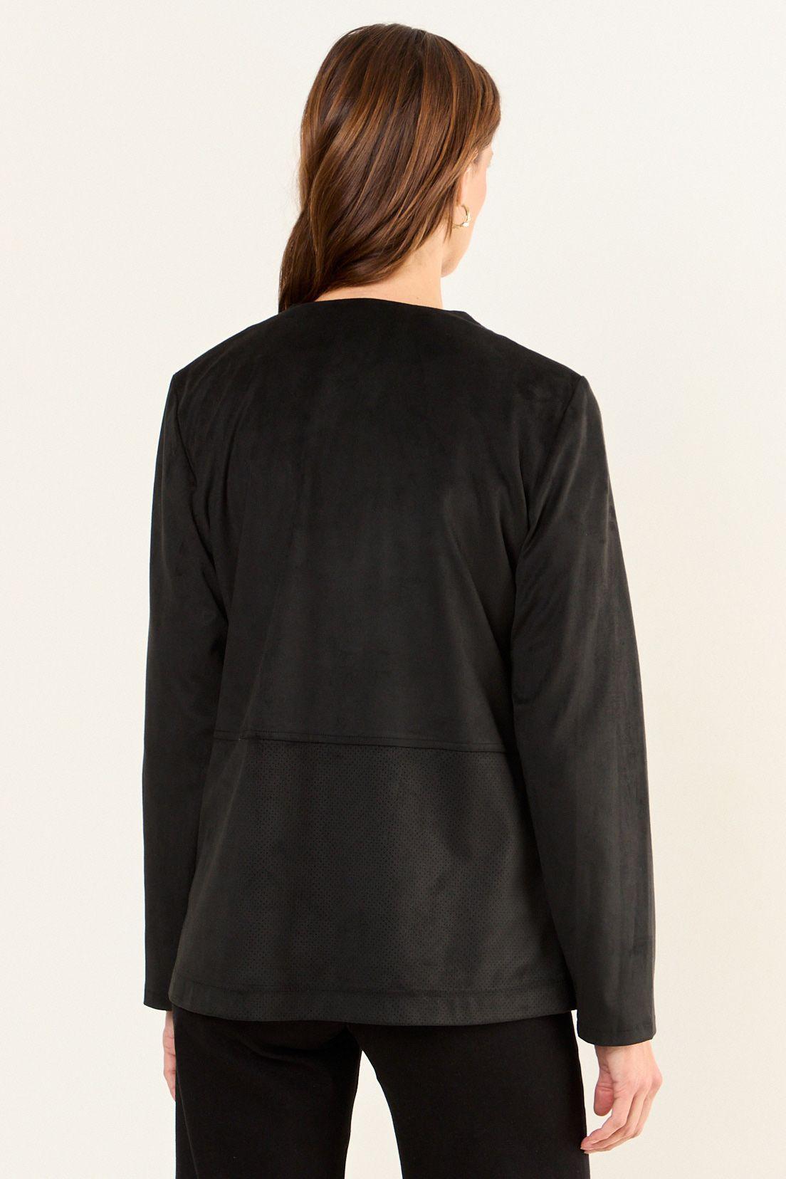 Tapado Tipo Gamuza Negro Ma Griffe 15402126050102-2