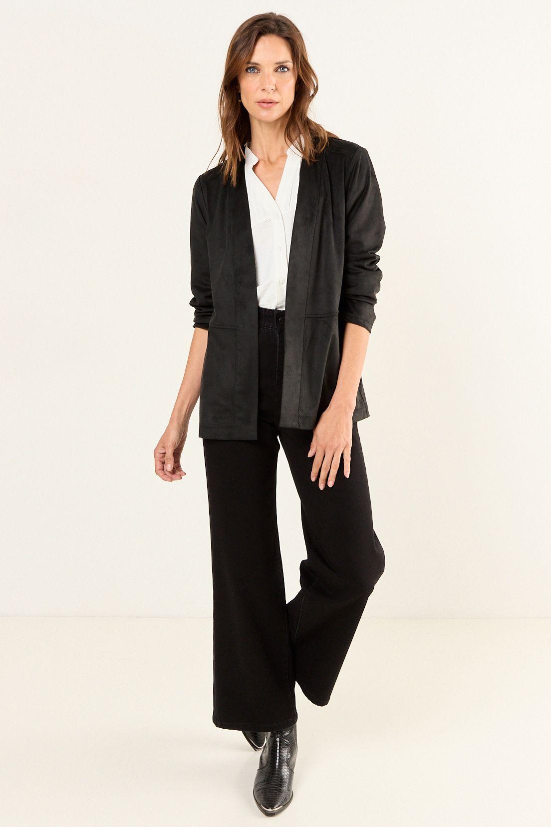 Tapado Tipo Gamuza Negro Ma Griffe 15402126050102-3