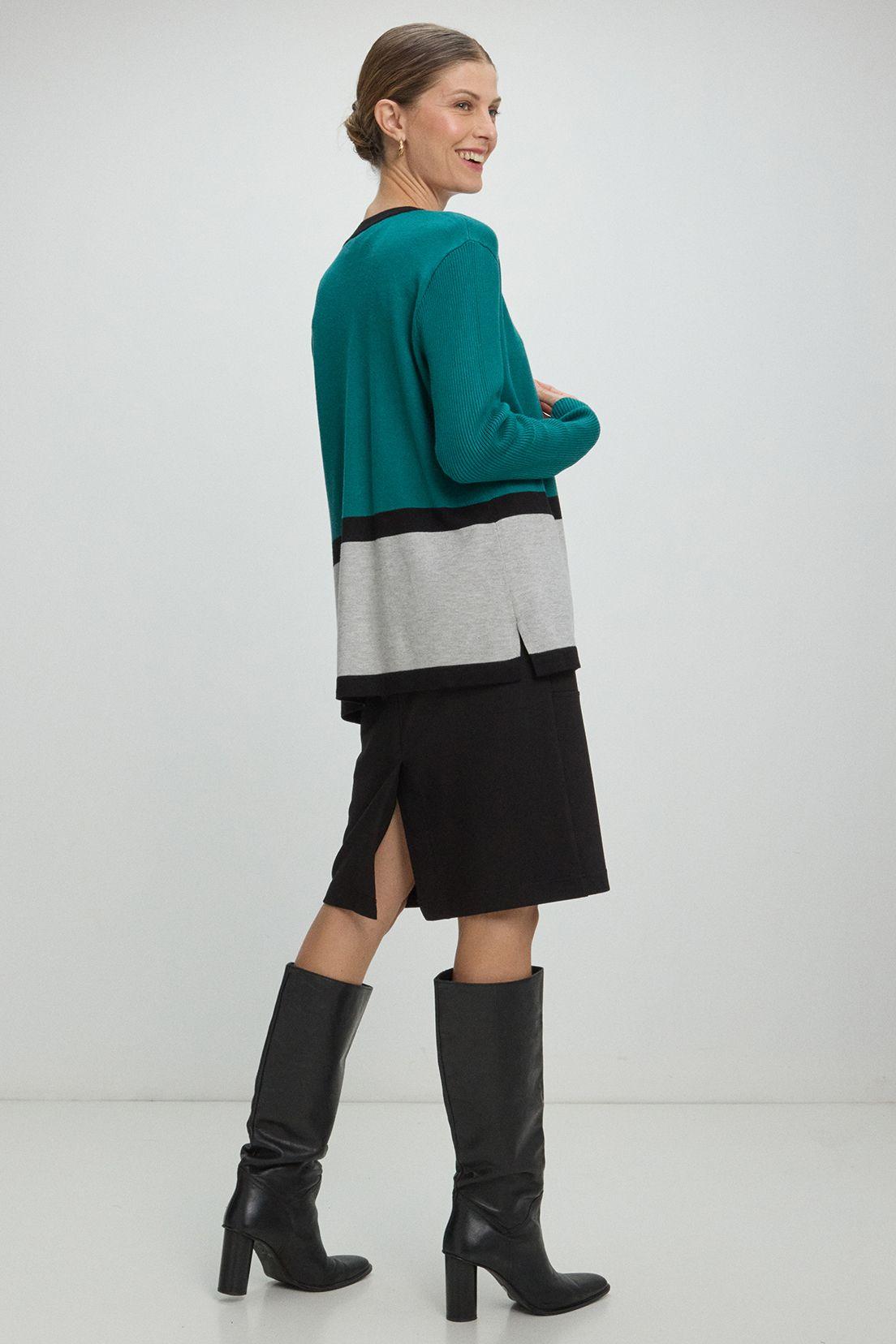 Cardigan Verde Ma Griffe 18602225001217-2