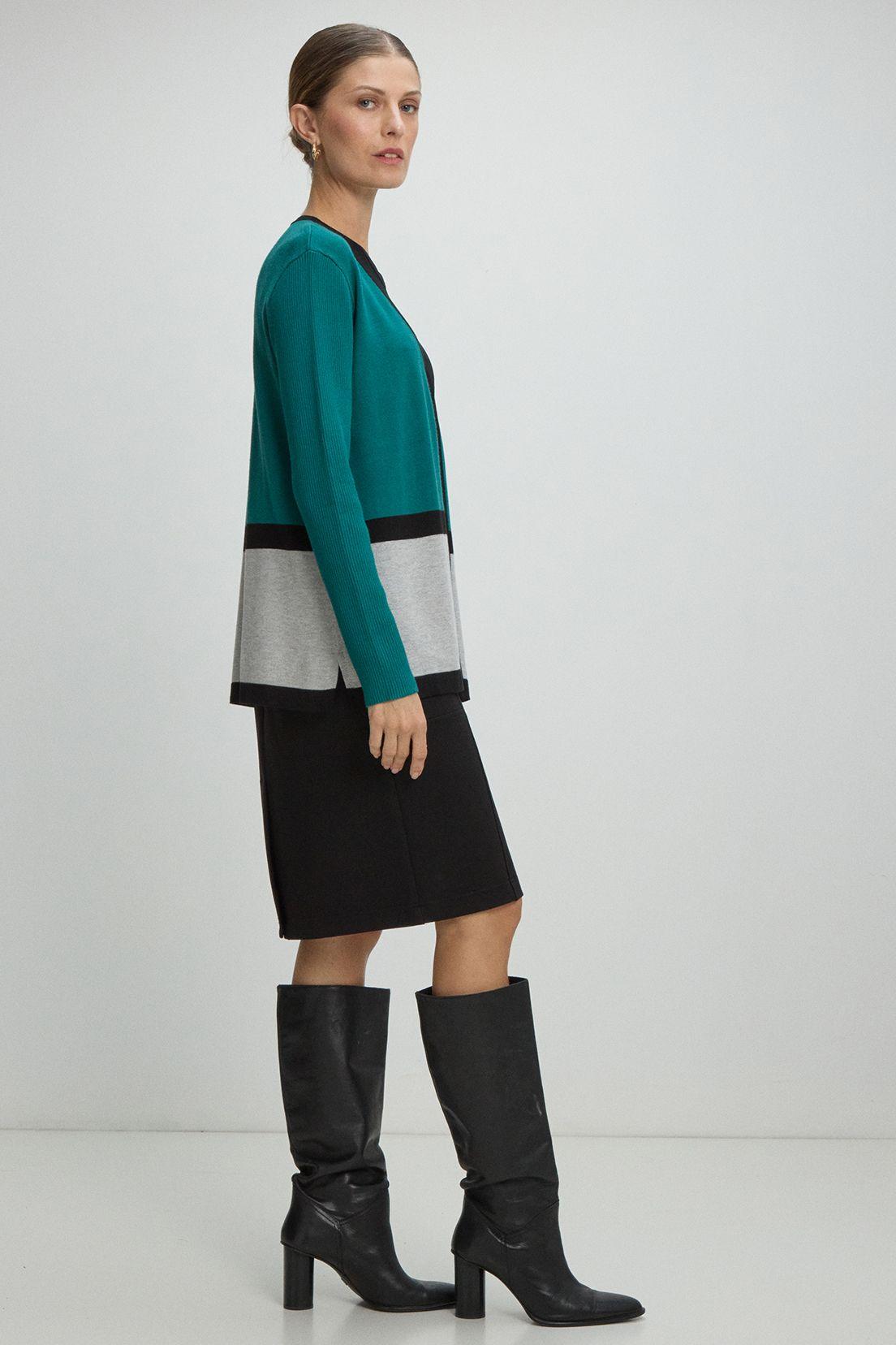 Cardigan Verde Ma Griffe 18602225001217-3