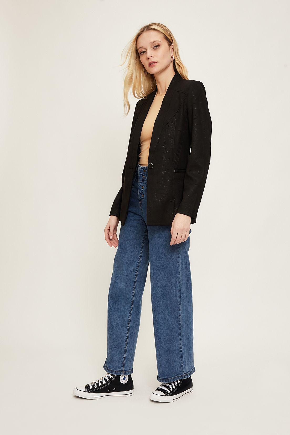 Blazer Liso Negro iO 16020224004102-3