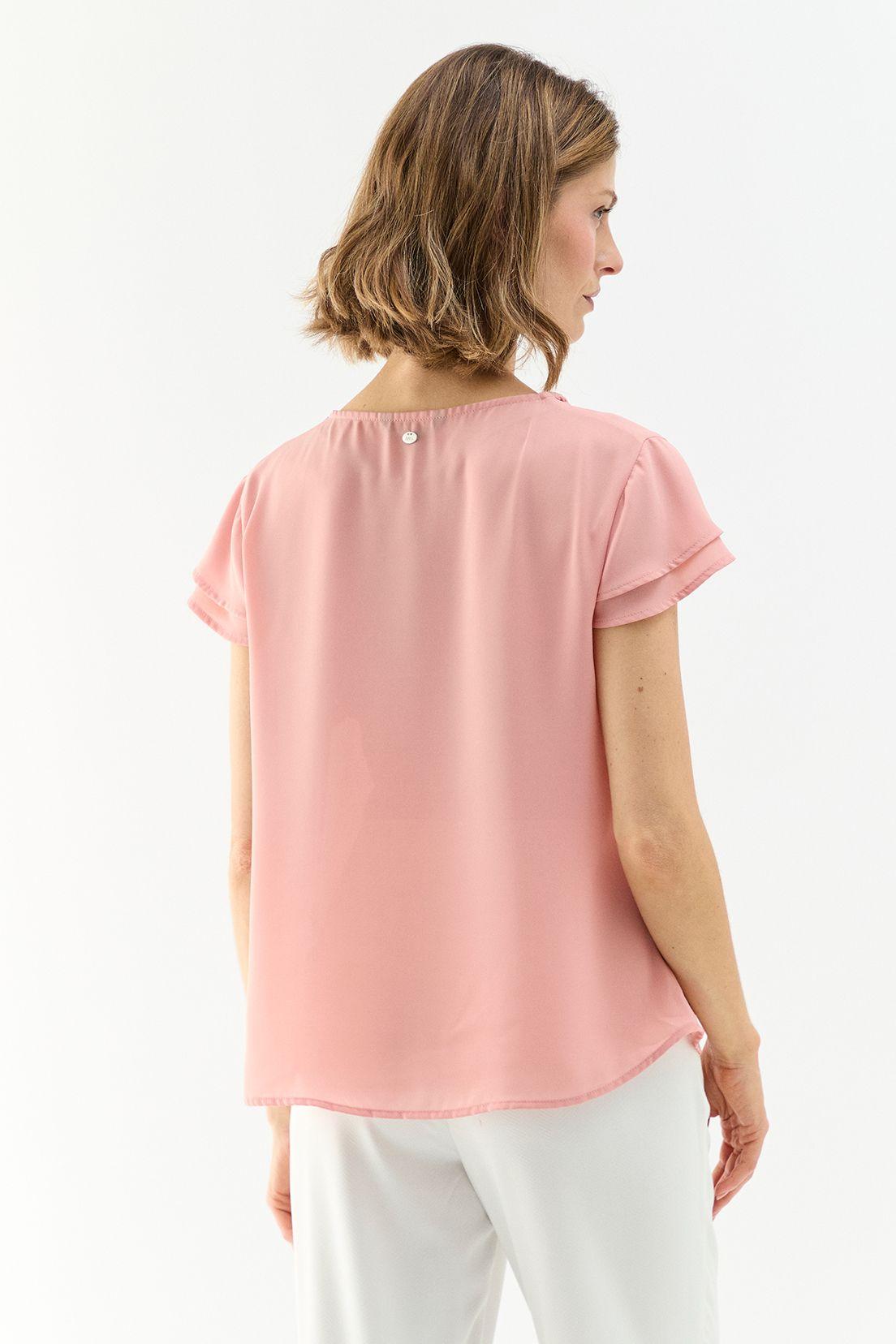 Blusa Lisa Rosado Ma Griffe 14004224008123-3